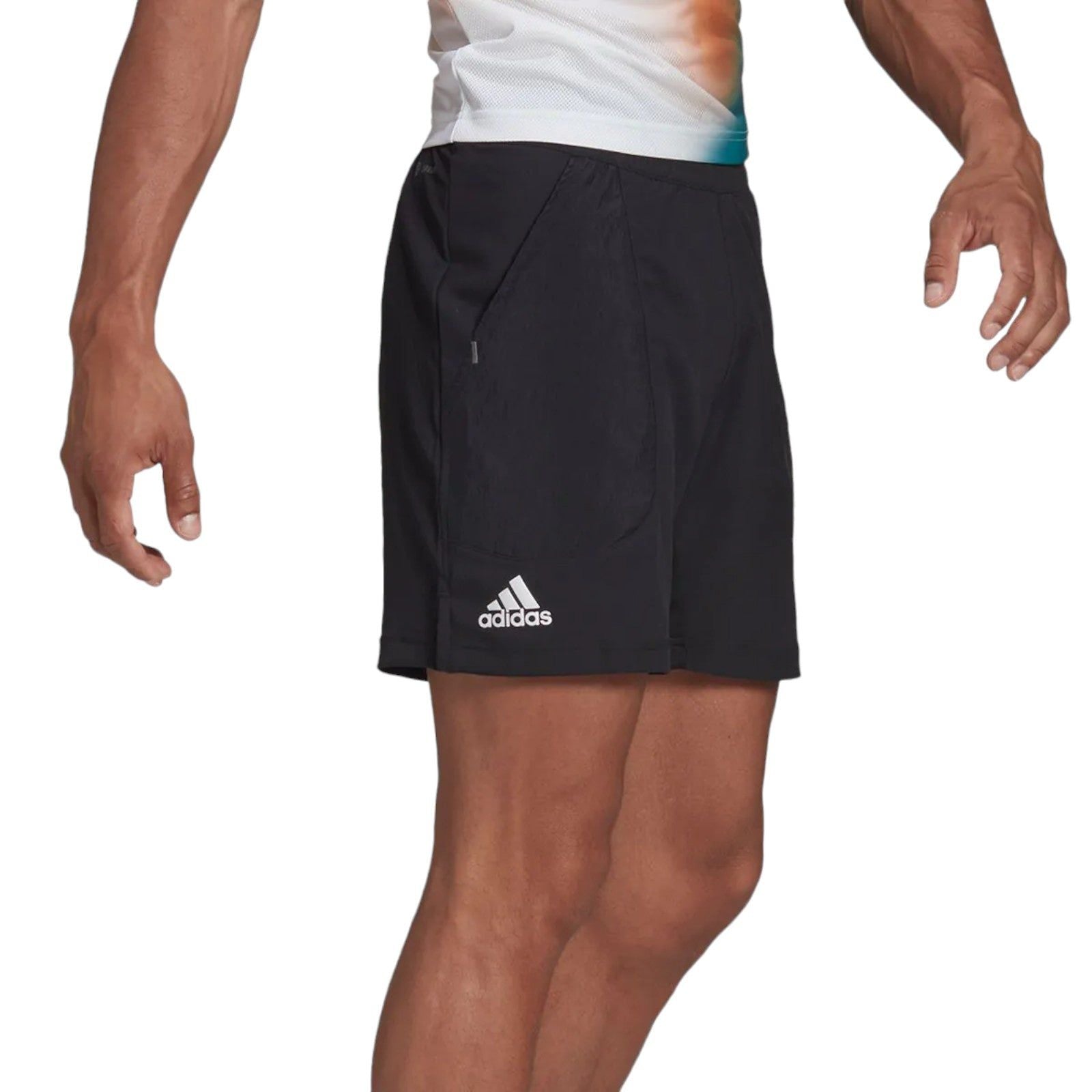 adidas Melbourne Tennis Ergo 7-Inch Shorts - Black - ViaductClothing - -