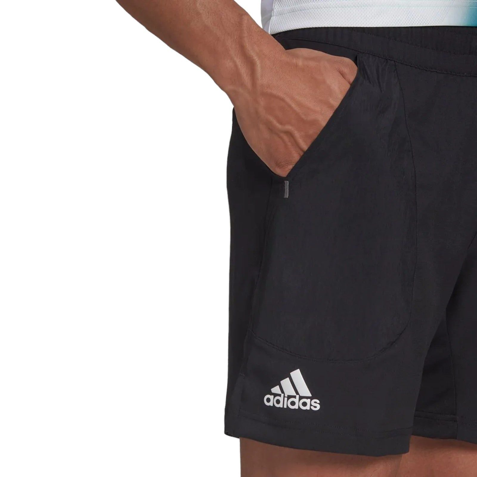 adidas Melbourne Tennis Ergo 7-Inch Shorts - Black - ViaductClothing - -