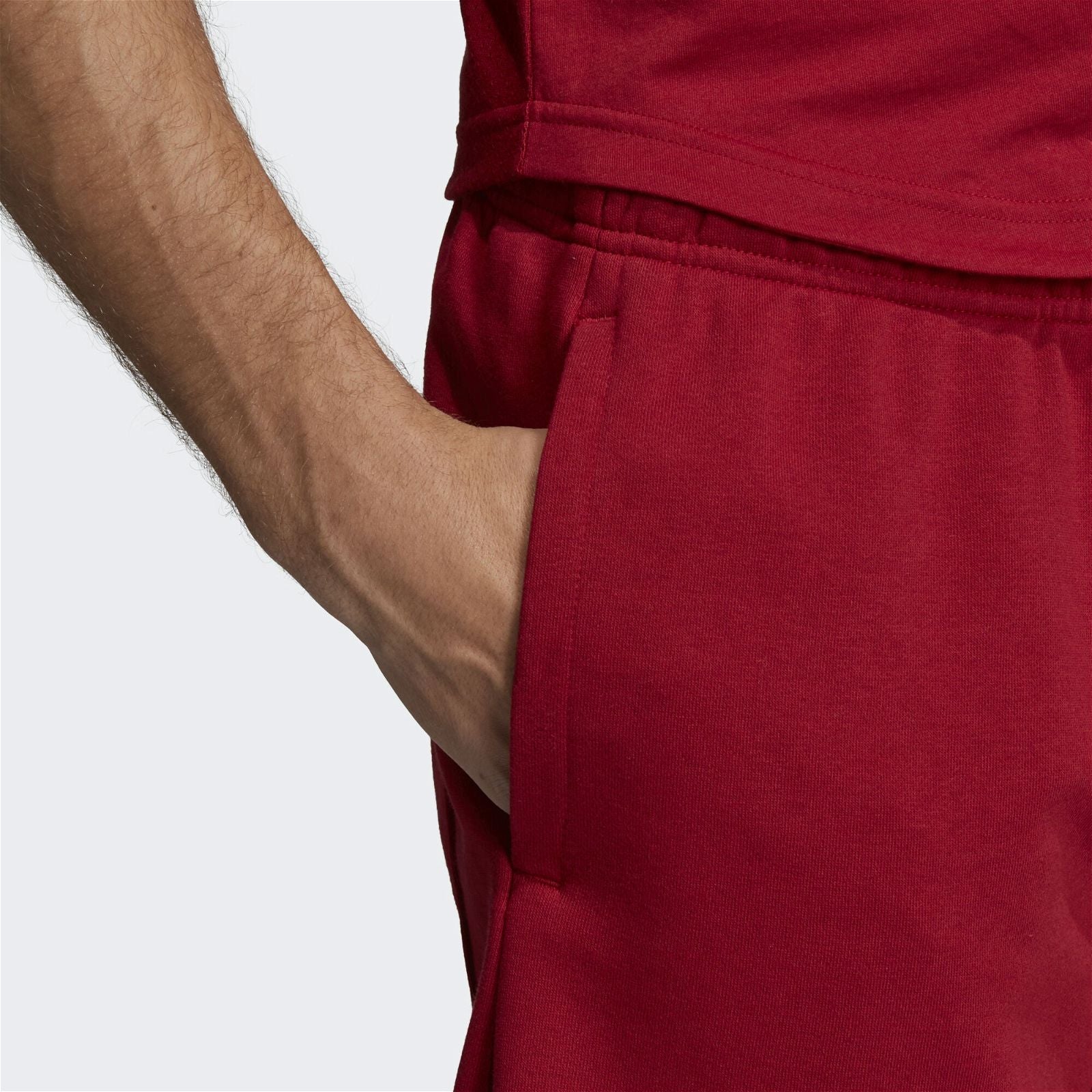 adidas Must Haves Badge of Sport Shorts - Red - ViaductClothing - -
