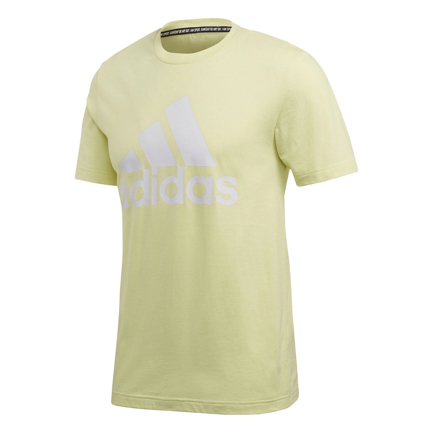 adidas Must Haves Badge of Sport T-Shirt - Yellow - ViaductClothing - -