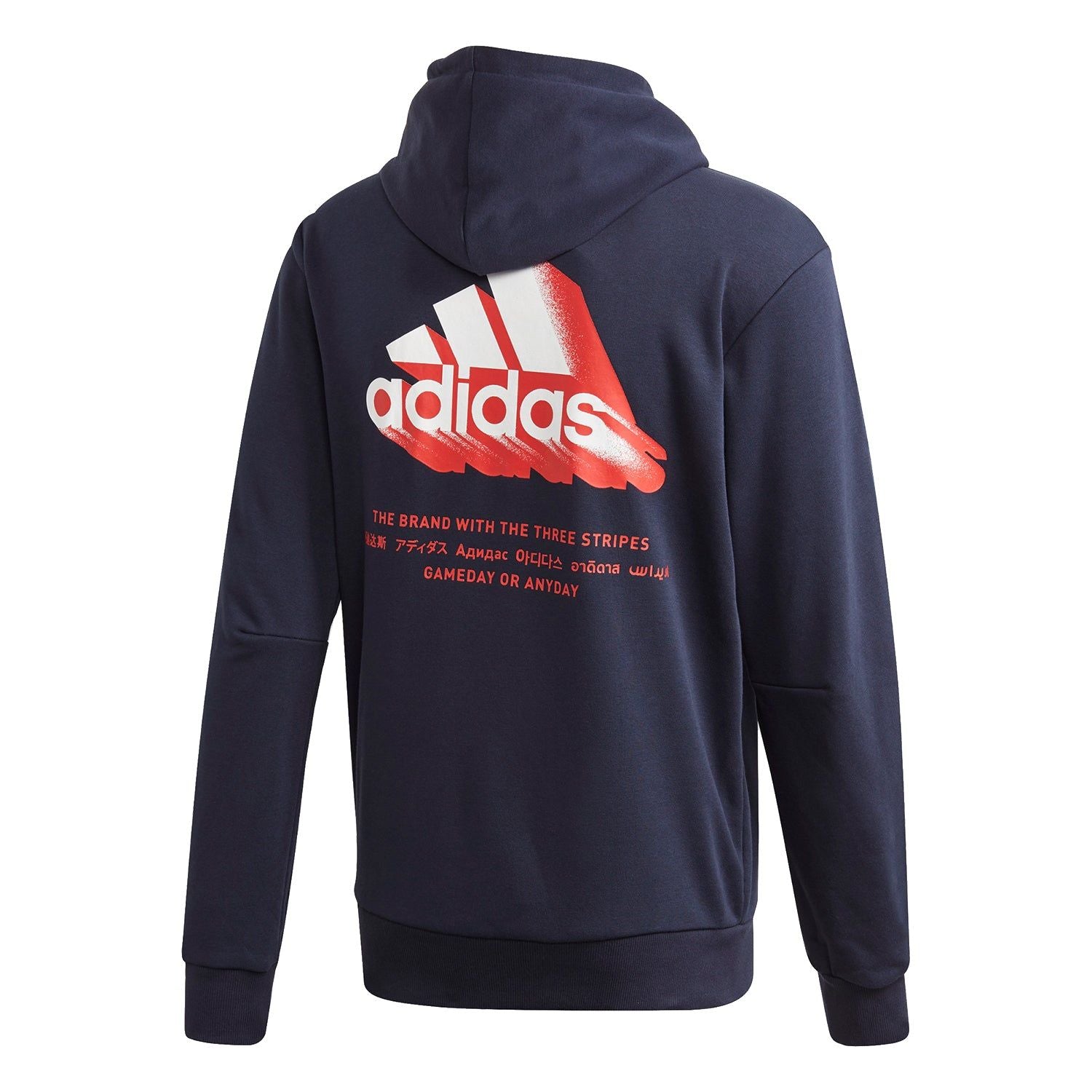 adidas Must Haves Graphic Hoodie - Navy - ViaductClothing -  -