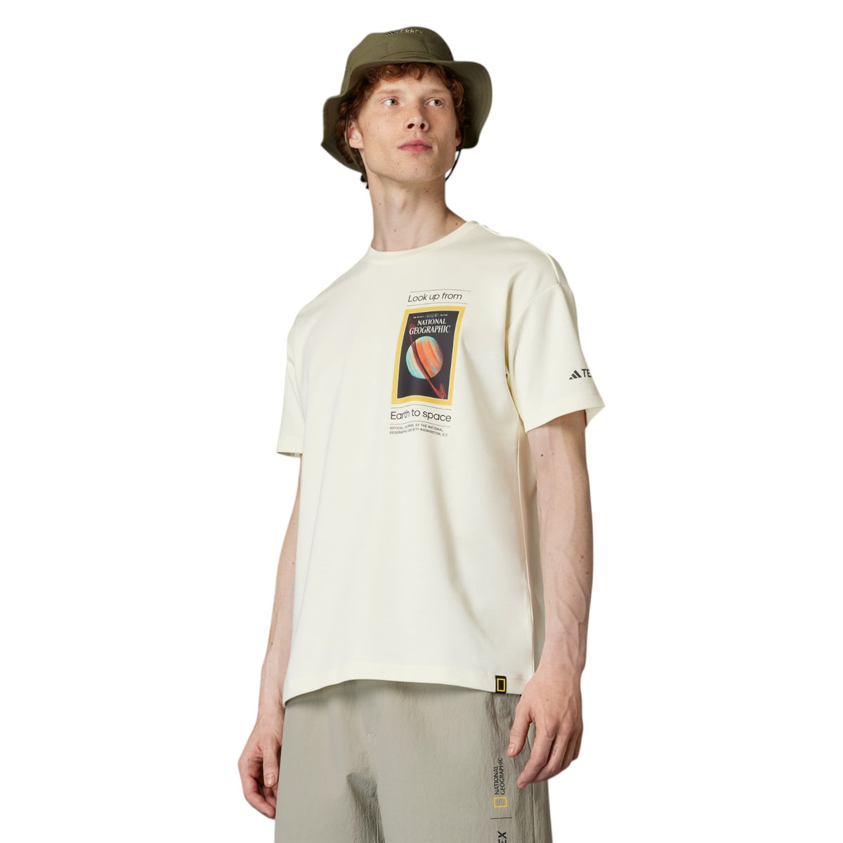 adidas Terrex National Geographic UF AEROREADY Graphic T-shirt - Beige