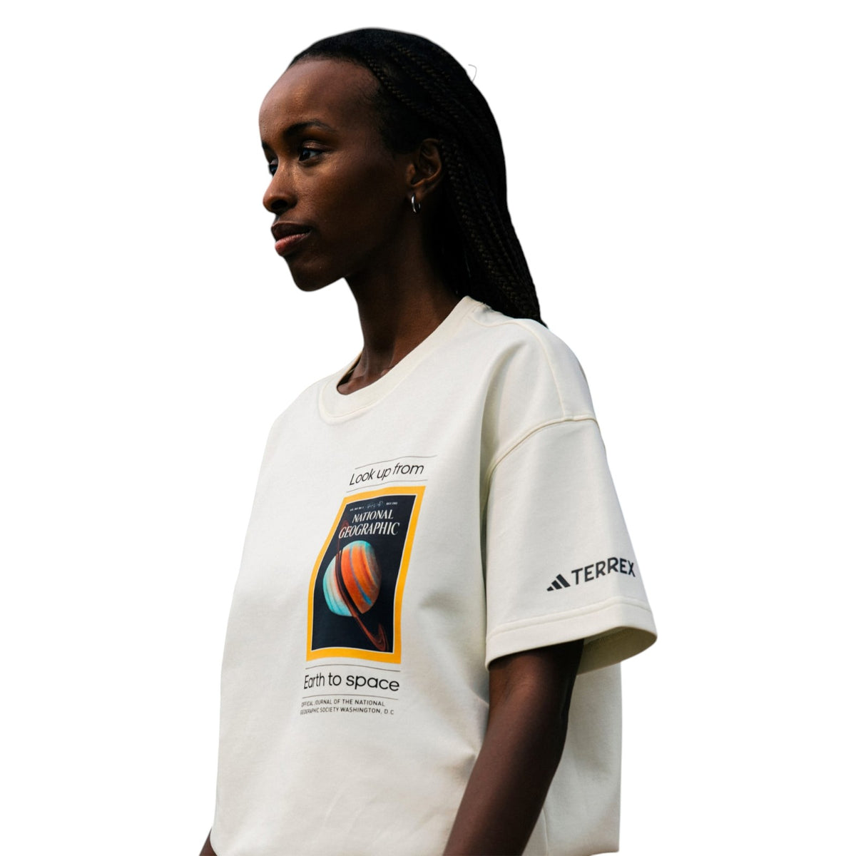 adidas Terrex National Geographic UF AEROREADY Graphic T-shirt - Beige