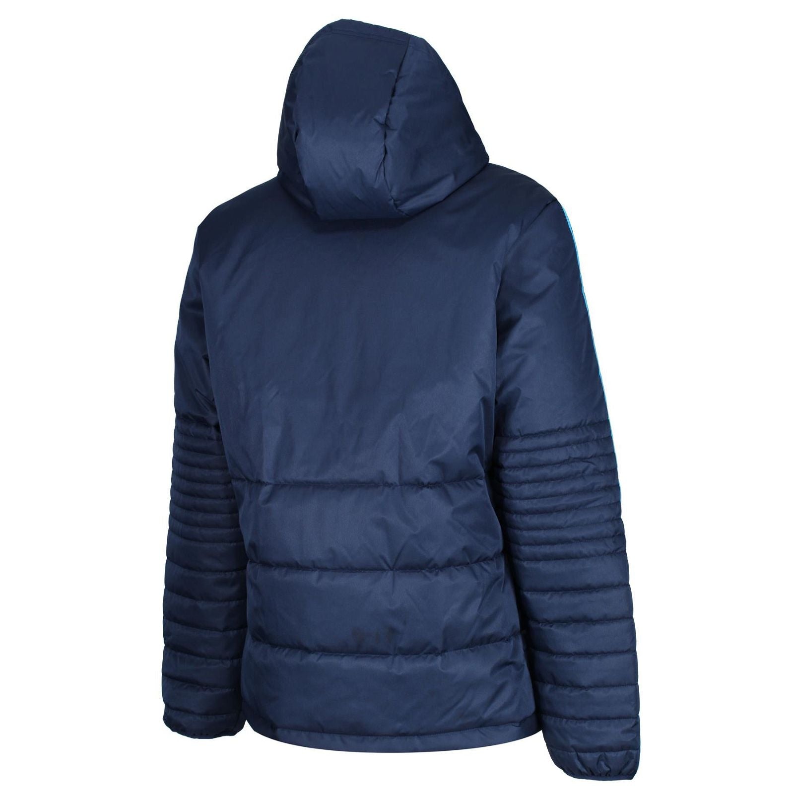 adidas Olympique Marseille Padded Jacket - Navy - ViaductClothing - -