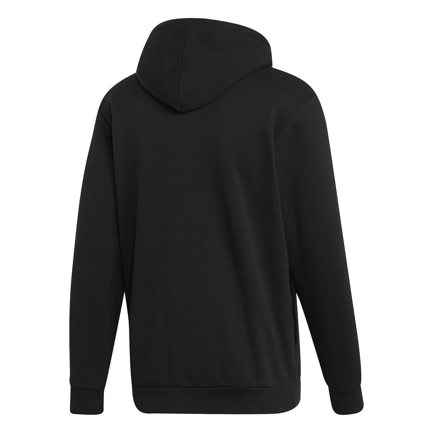 adidas Originals 3-Stripes Half Zip Hoodie - Black - ViaductClothing - -