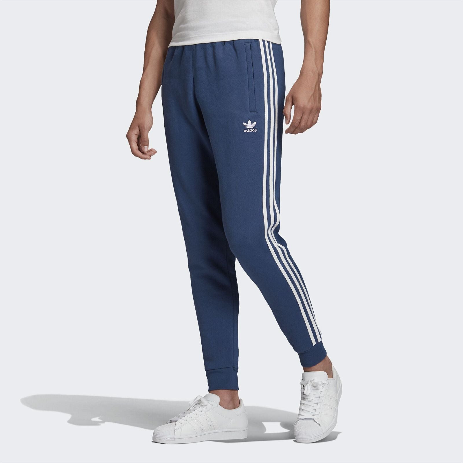 adidas Originals 3-Stripes Sweat Pants - Blue - ViaductClothing - -