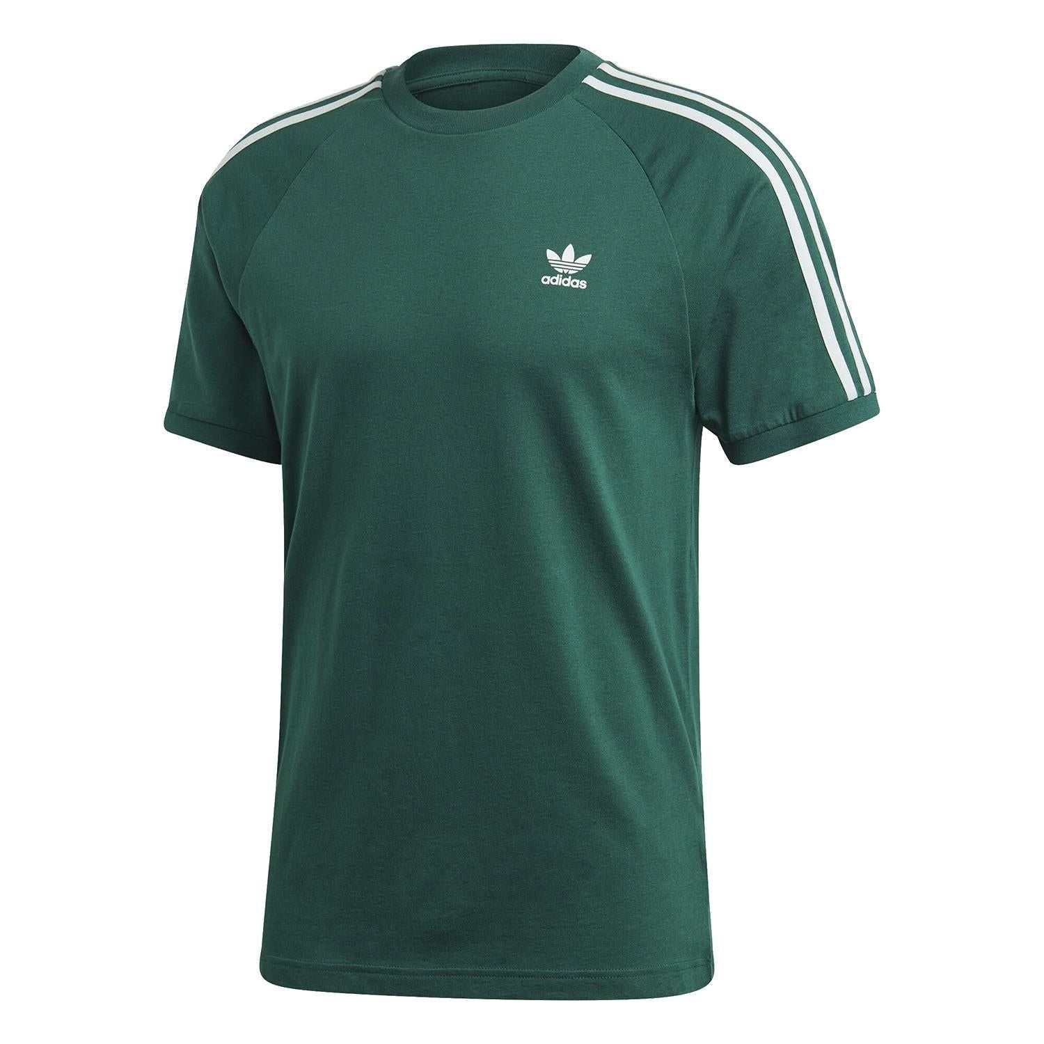 adidas Originals 3-Stripes Tee - Collegiate Green - ViaductClothing - -