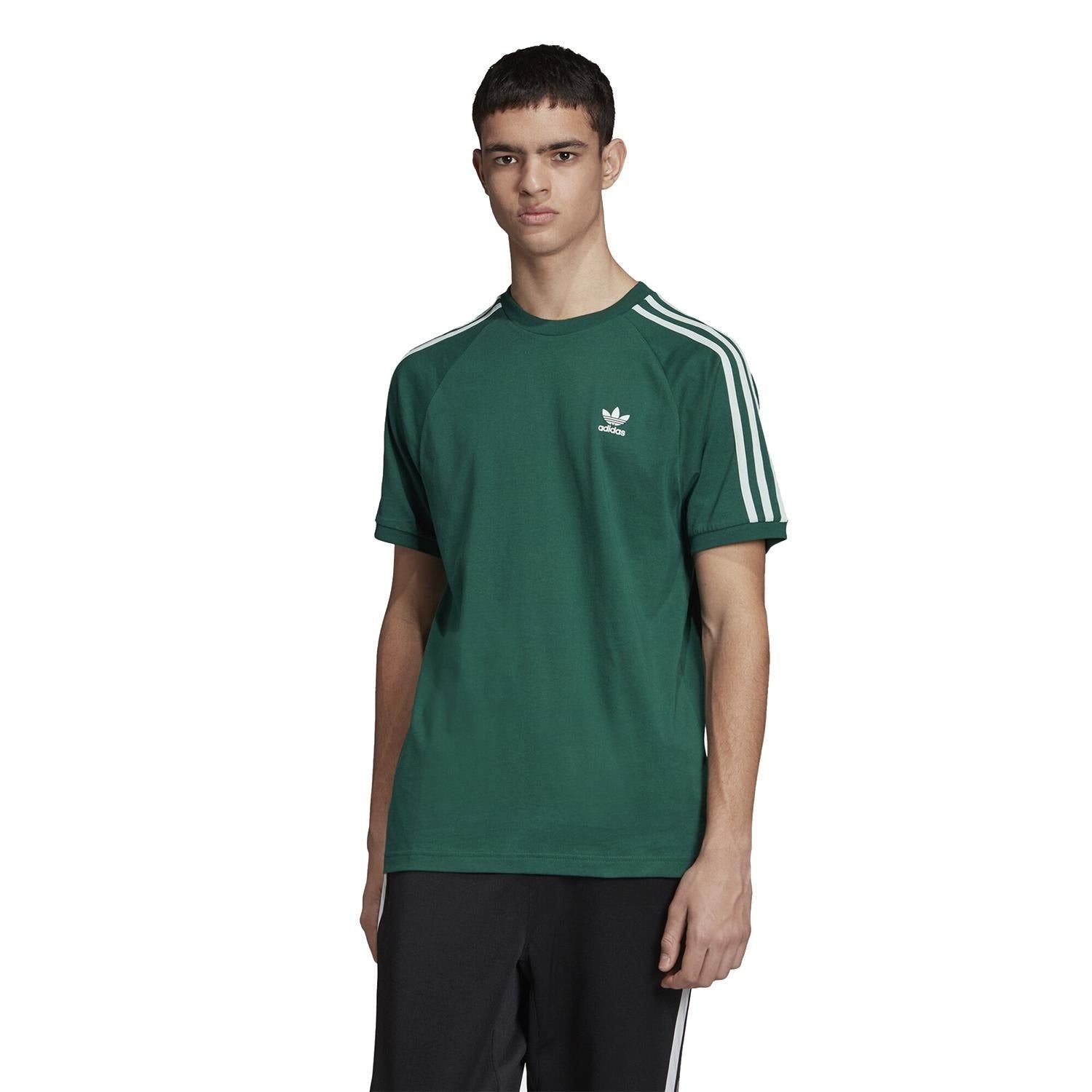 adidas Originals 3-Stripes Tee - Collegiate Green - ViaductClothing - -