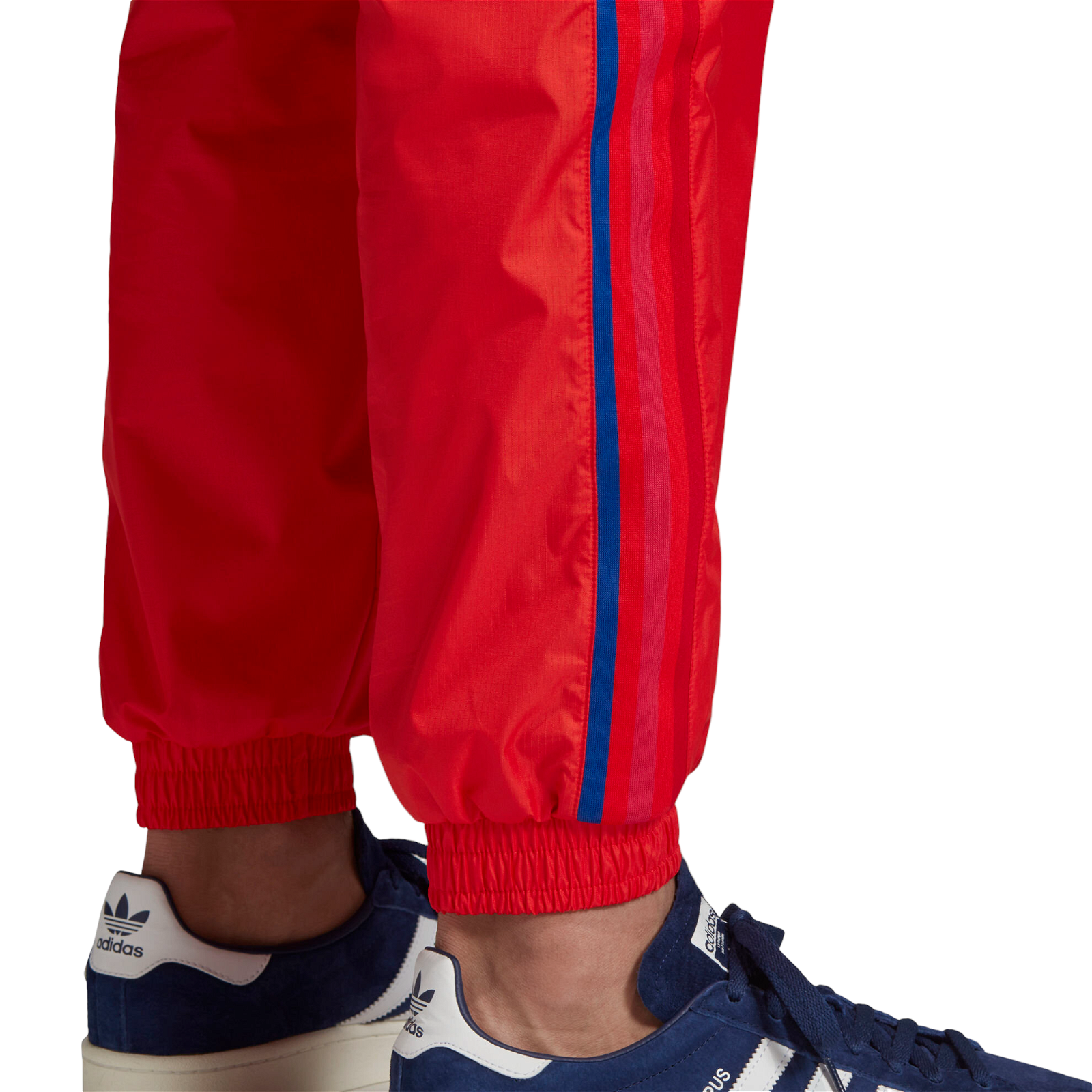 adidas Originals 3D Trefoil 3-Stripes Track Pants - Red - ViaductClothing - -