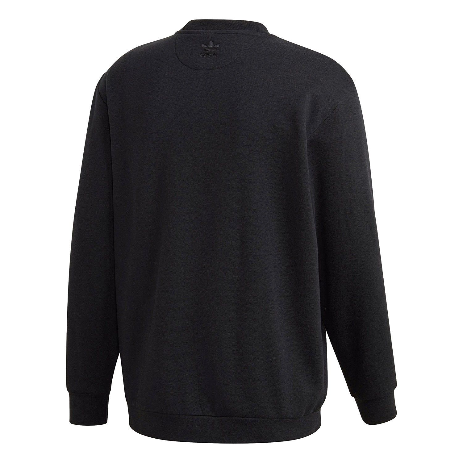 adidas Originals 3D Trefoil Graphic Crewneck Sweatshirt - Black - ViaductClothing - -