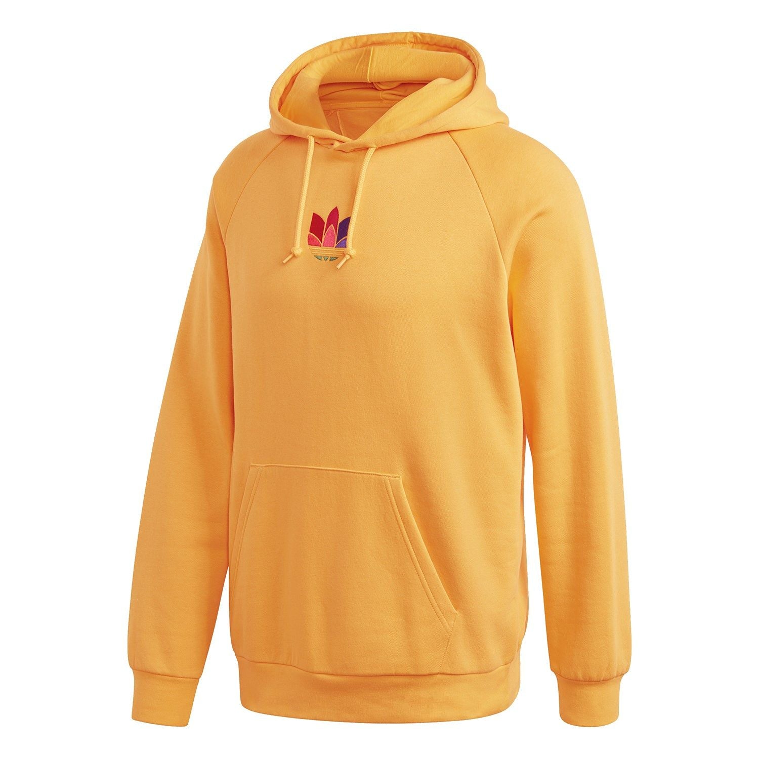 adidas Originals 3D Trefoil Graphic Sweat Hoodie - Yellow - ViaductClothing - -