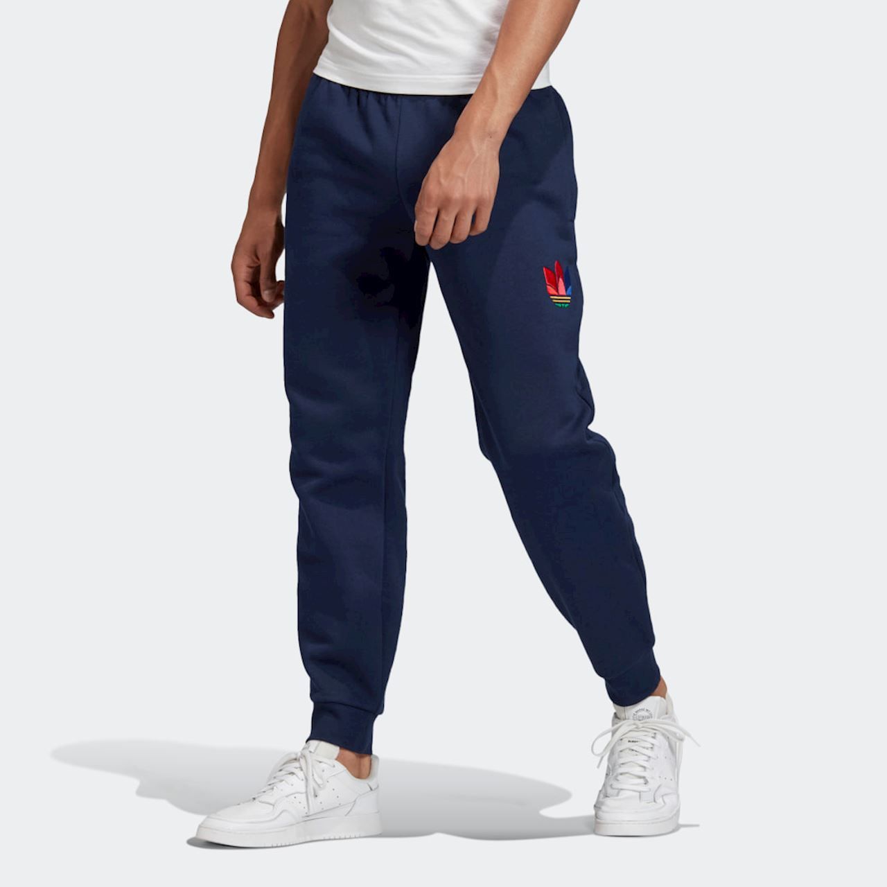 adidas Originals 3D Trefoil Graphic Sweat Joggers - Navy - ViaductClothing - -