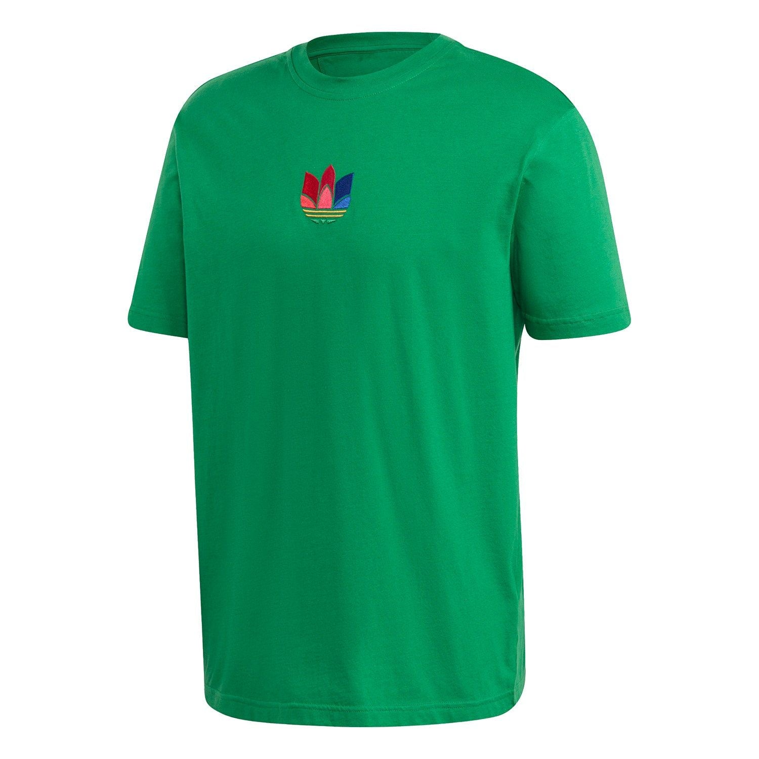 adidas Originals 3D Trefoil Graphic Tee - Green - ViaductClothing - -
