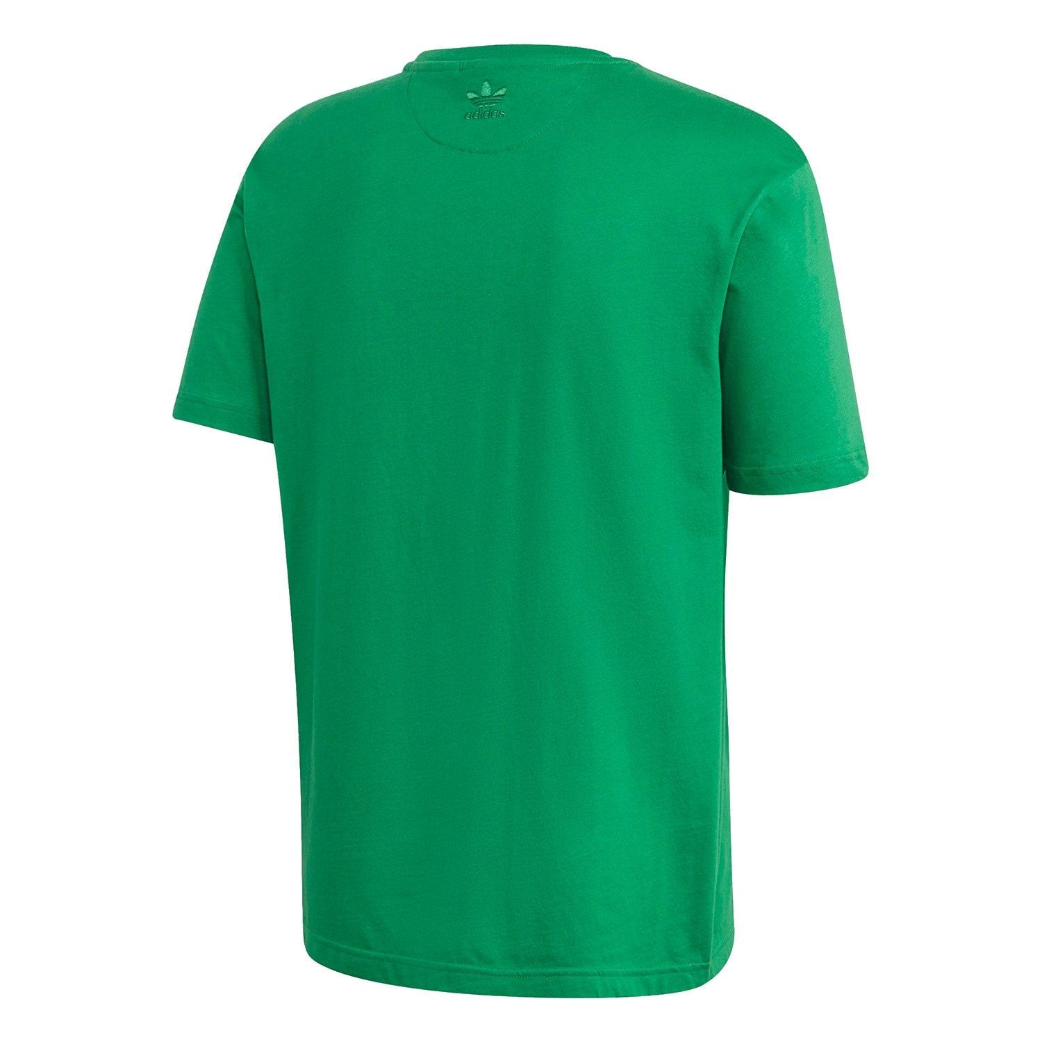 adidas Originals 3D Trefoil Graphic Tee - Green - ViaductClothing - -