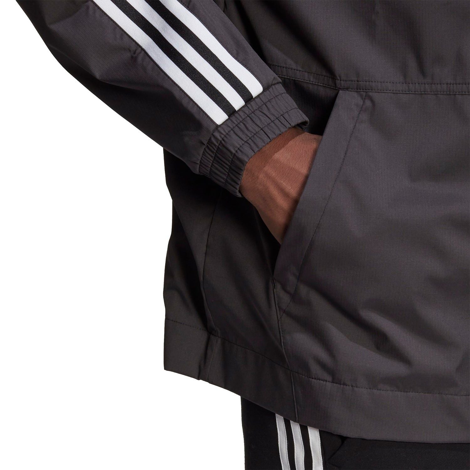 adidas Originals 3D Trefoil Windbreaker - Black - ViaductClothing - -