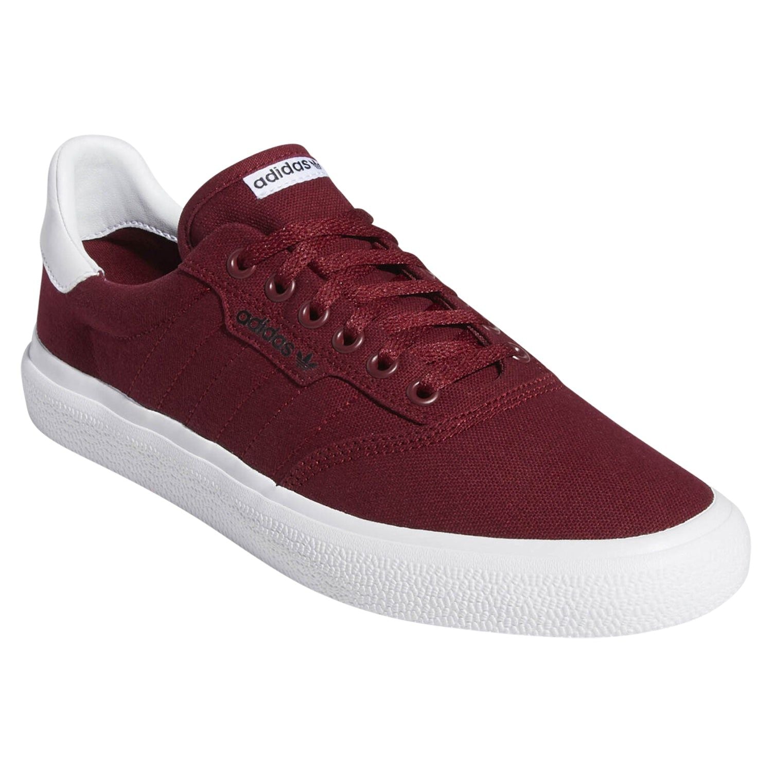adidas Originals 3MC Vulc Trainers - Burgundy - ViaductClothing - -