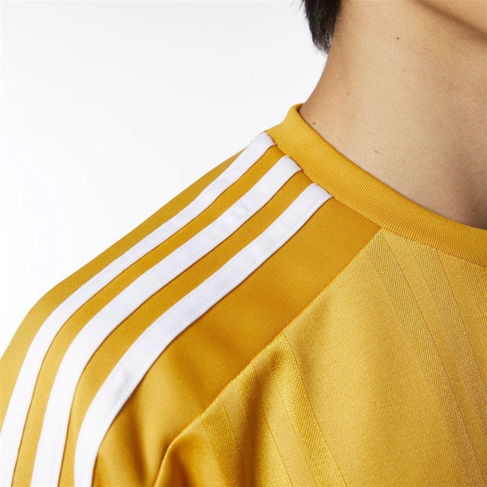 adidas Originals 3 Stripe Jersey - Yellow - ViaductClothing - -