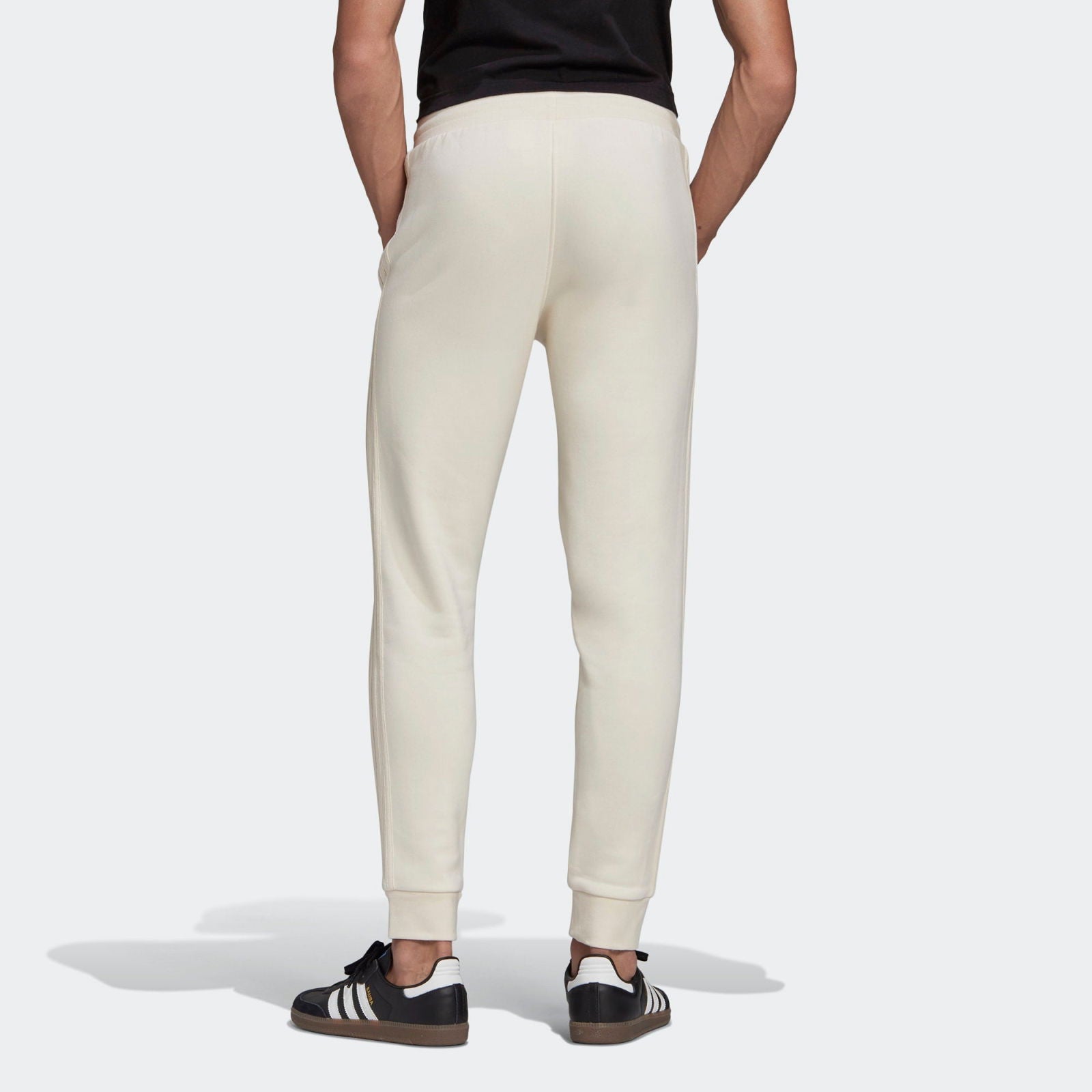 adidas Originals 3 Stripe Non Dyed Joggers - Off White - ViaductClothing - -