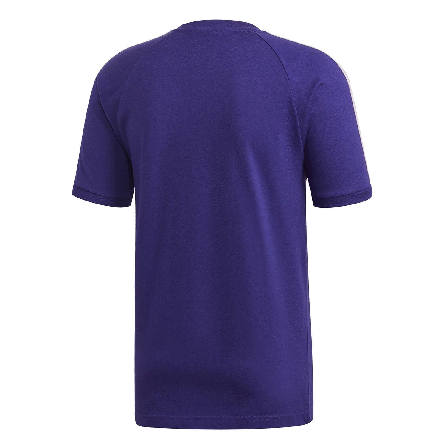 adidas Originals 3 Stripe T Shirt - Collegiate Purple - ViaductClothing - -