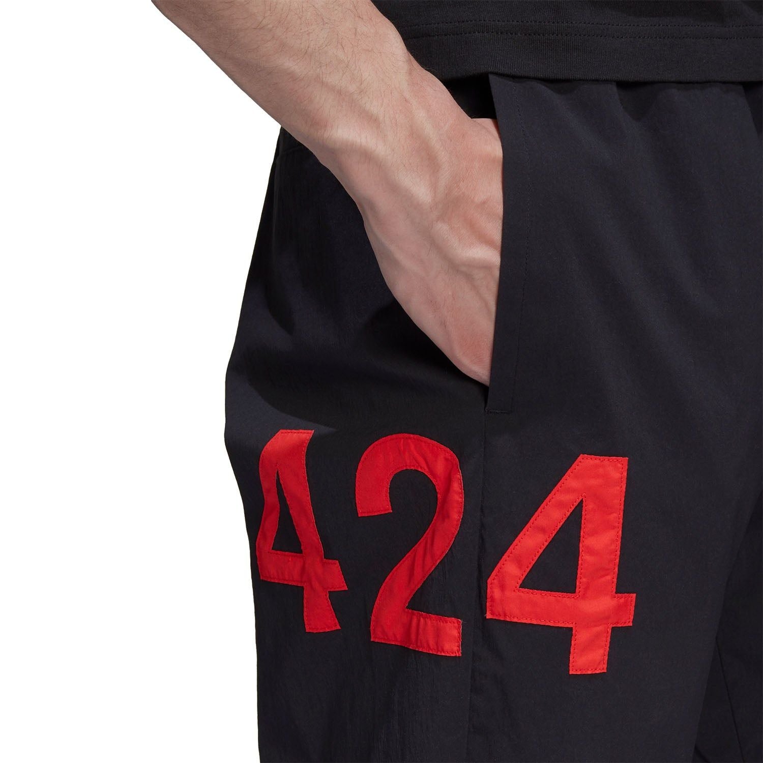 adidas Originals 424 Track Pants - Black - ViaductClothing - -