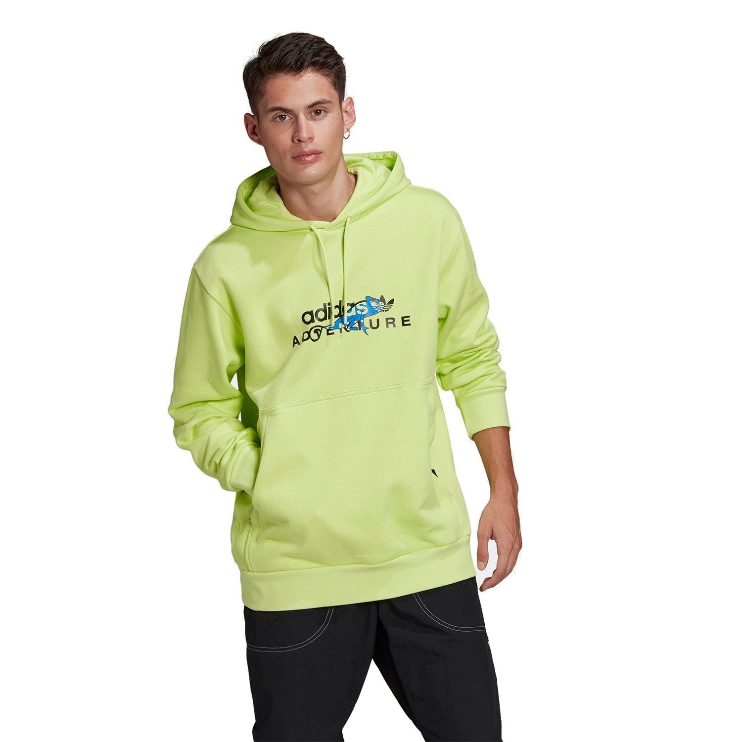 adidas Originals ADV Adventure Big Logo Hoodie - Yellow - ViaductClothing - -