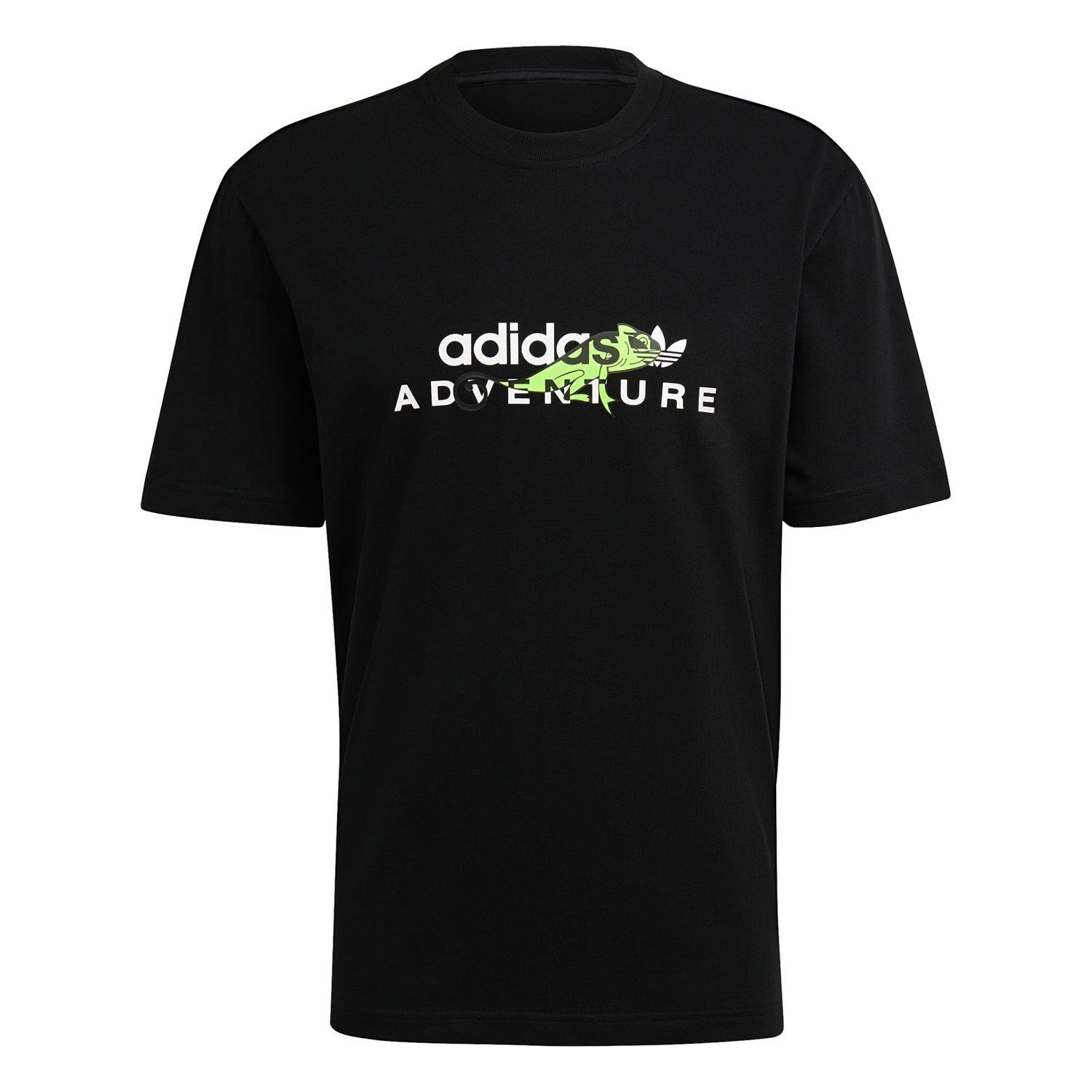 adidas Originals ADV Adventure Big Logo Tee - Black - ViaductClothing - -