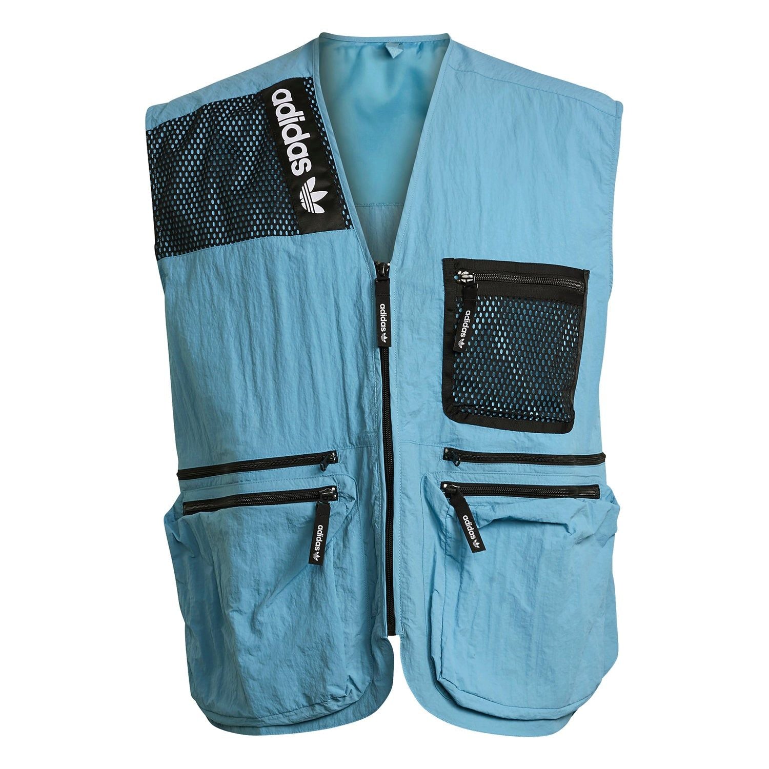 adidas Originals ADV Adventure Cargo Vest - Blue - ViaductClothing - -