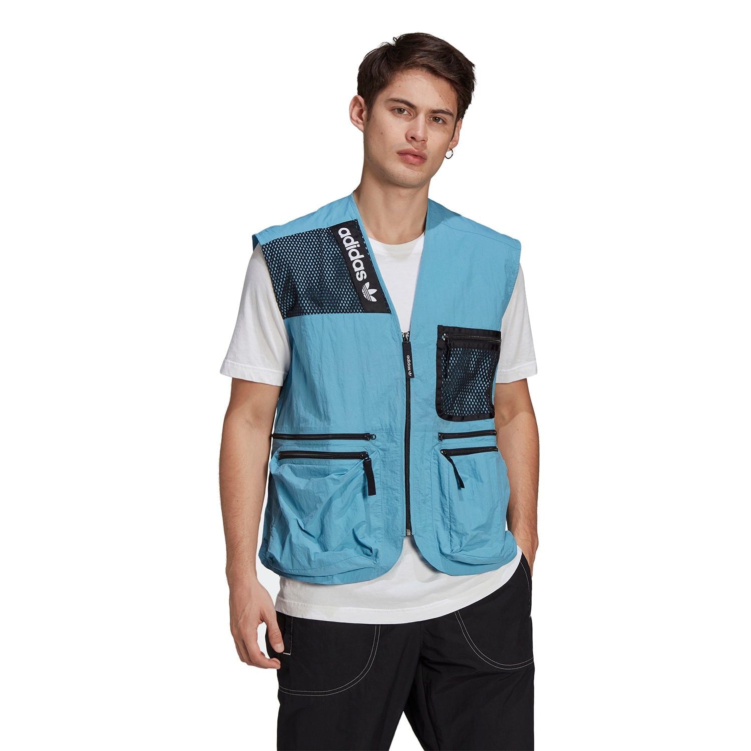 adidas Originals ADV Adventure Cargo Vest - Blue - ViaductClothing - -