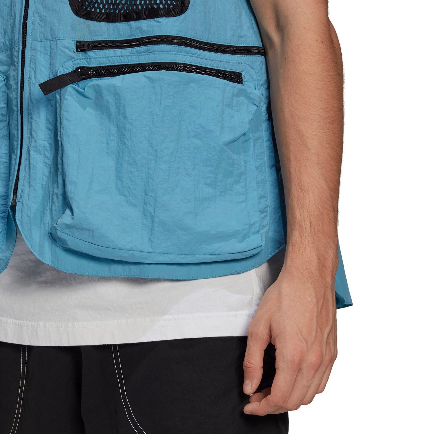 adidas Originals ADV Adventure Cargo Vest - Blue - ViaductClothing - -
