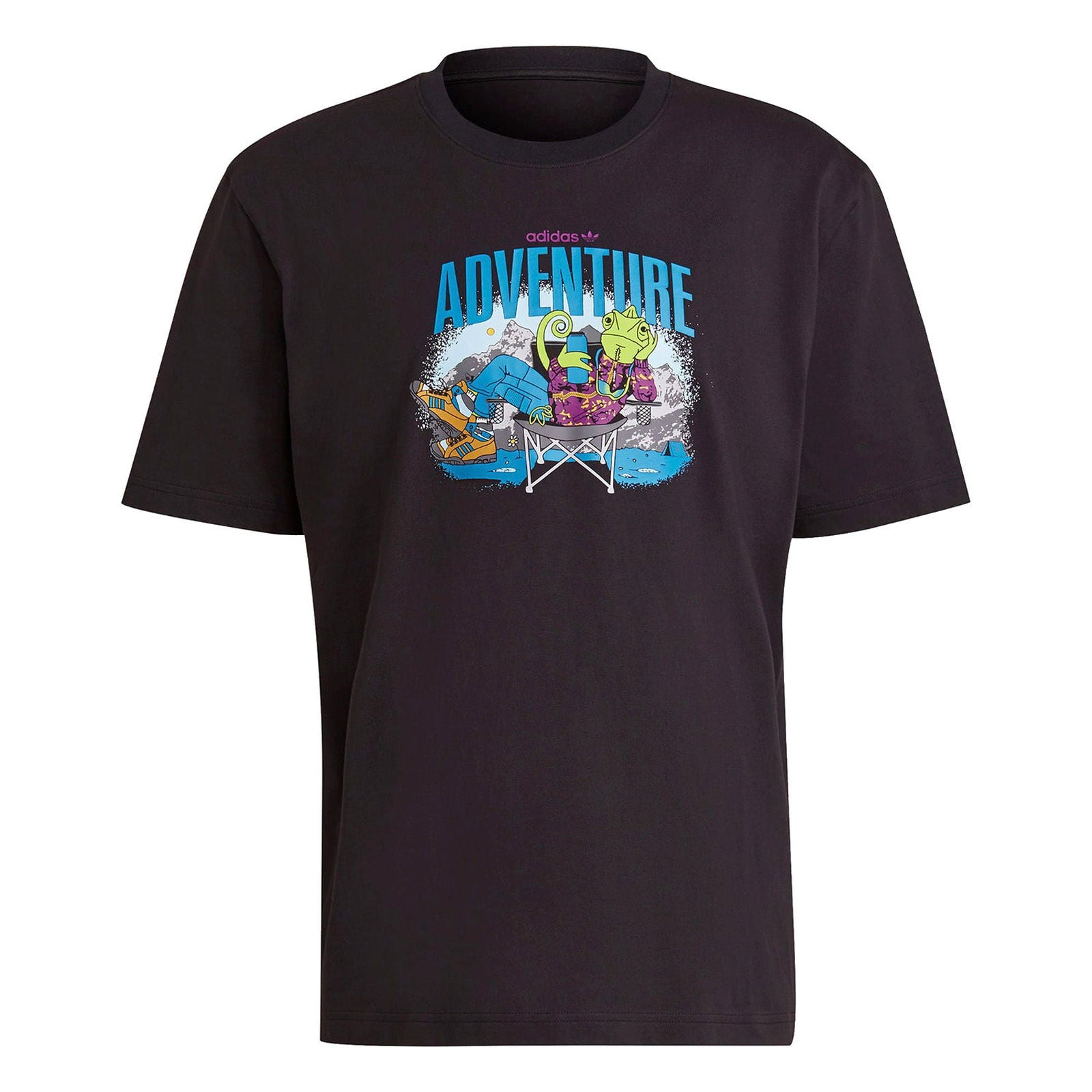 adidas Originals ADV Adventure Chameleon Tee - Black - ViaductClothing - -