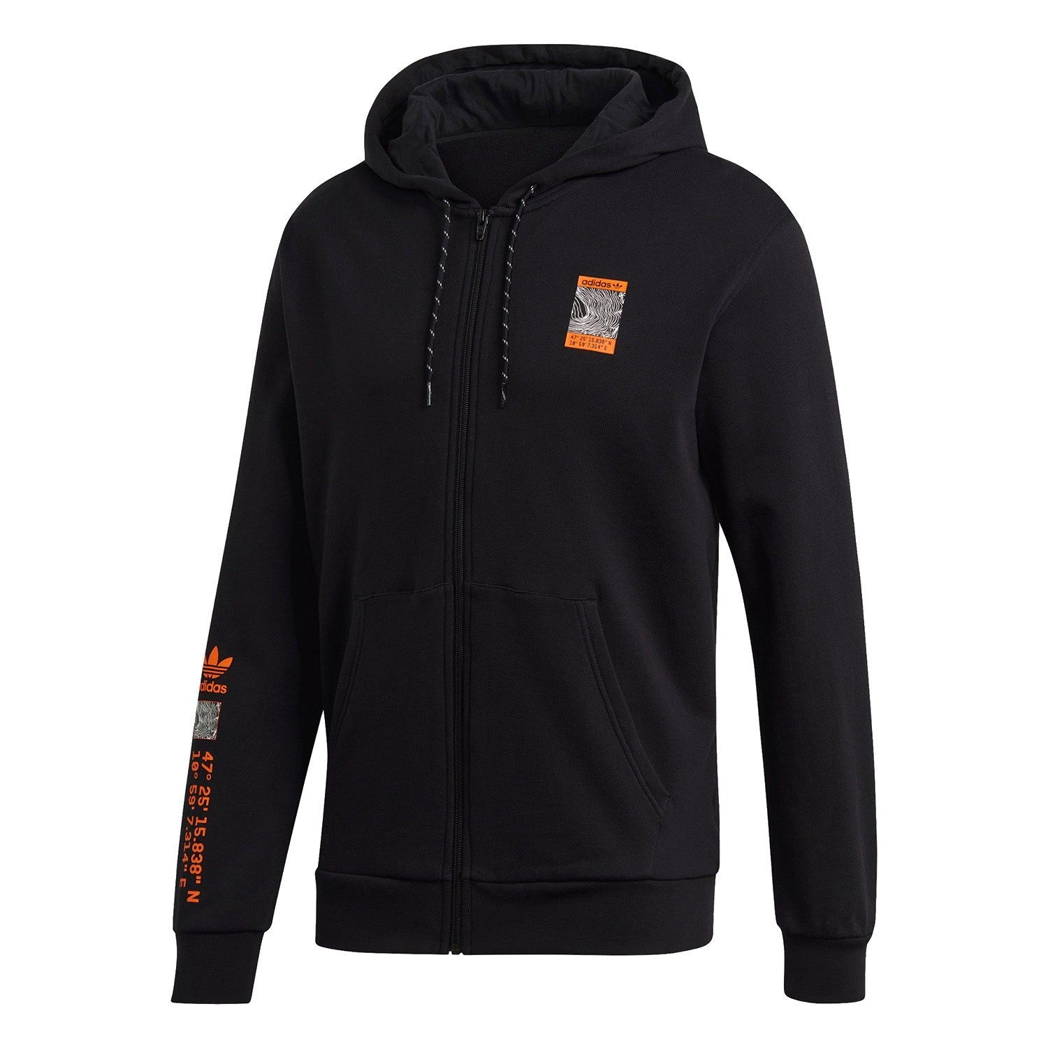adidas Originals ADV Adventure Full-Zip Hoodie - Black - ViaductClothing - -