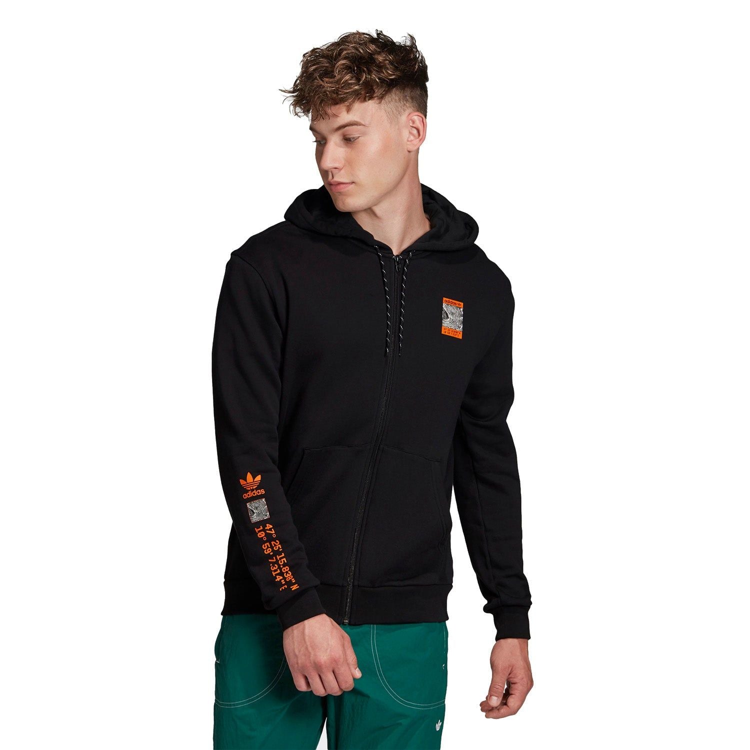 adidas Originals ADV Adventure Full-Zip Hoodie - Black - ViaductClothing - -