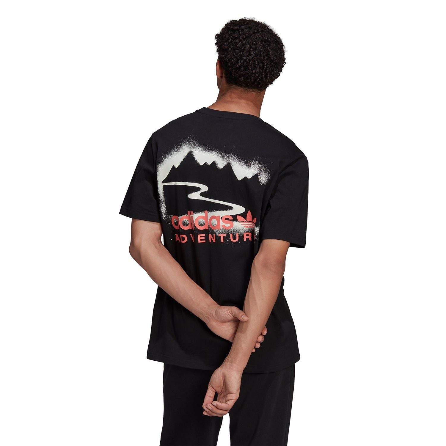 adidas Originals ADV Adventure Mountain Spray Tee - Black - ViaductClothing - -