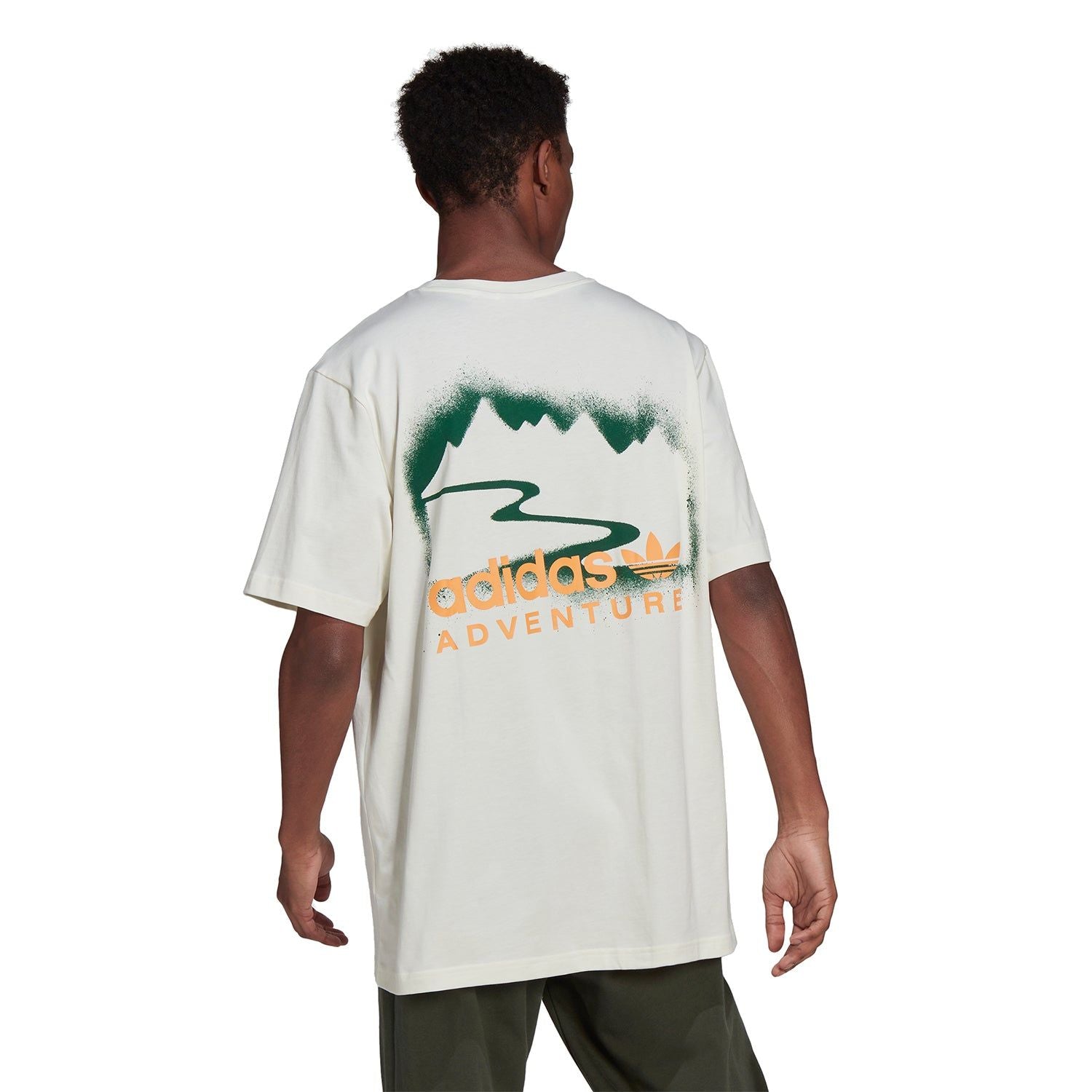 adidas Originals ADV Adventure Mountain Spray Tee - Off White - ViaductClothing - -