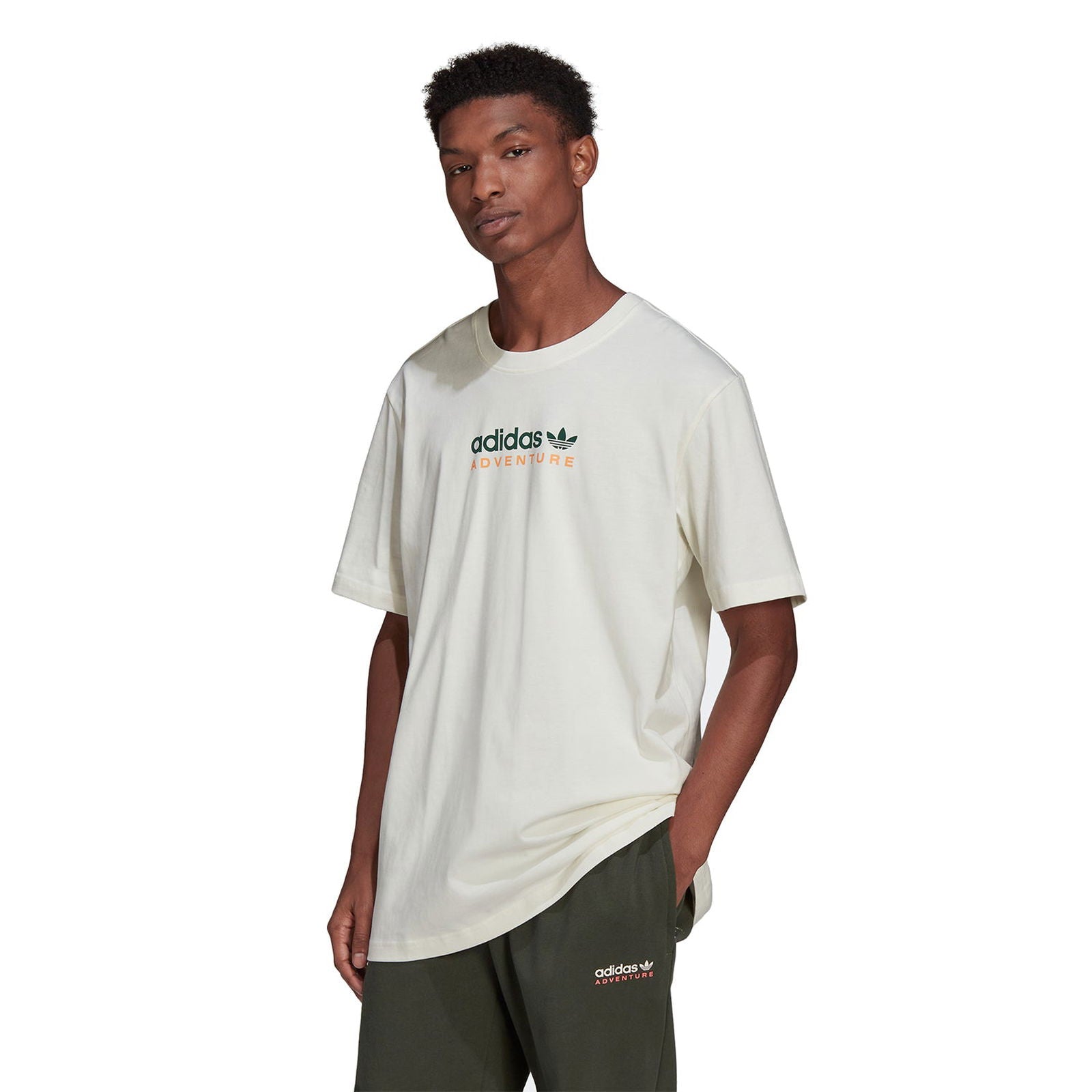 adidas Originals ADV Adventure Mountain Spray Tee - Off White - ViaductClothing - -