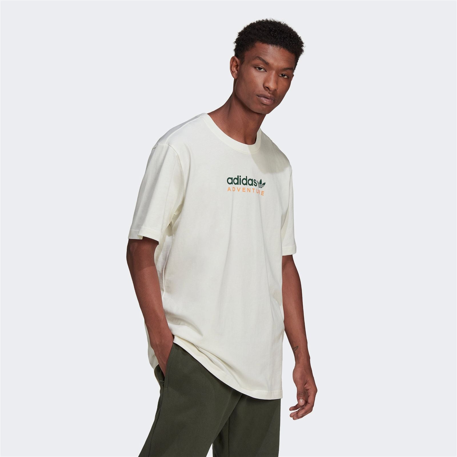 adidas Originals ADV Adventure Mountain Spray Tee - Off White - ViaductClothing - -