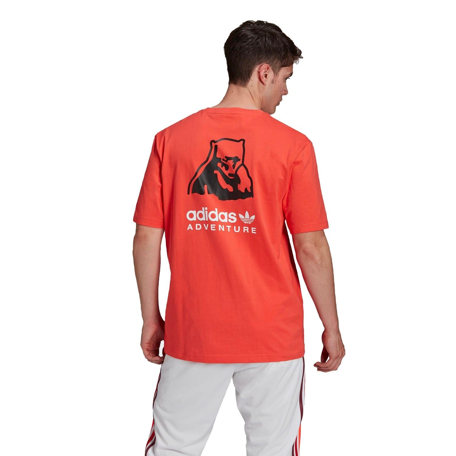 adidas Originals ADV Adventure Polar Bear Tee - Red - ViaductClothing - -