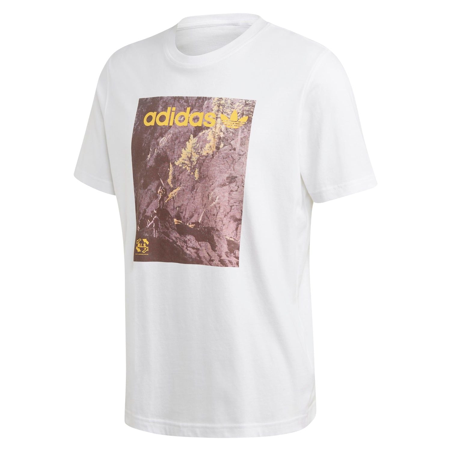 adidas Originals ADV Adventure T Shirt - White - ViaductClothing - -