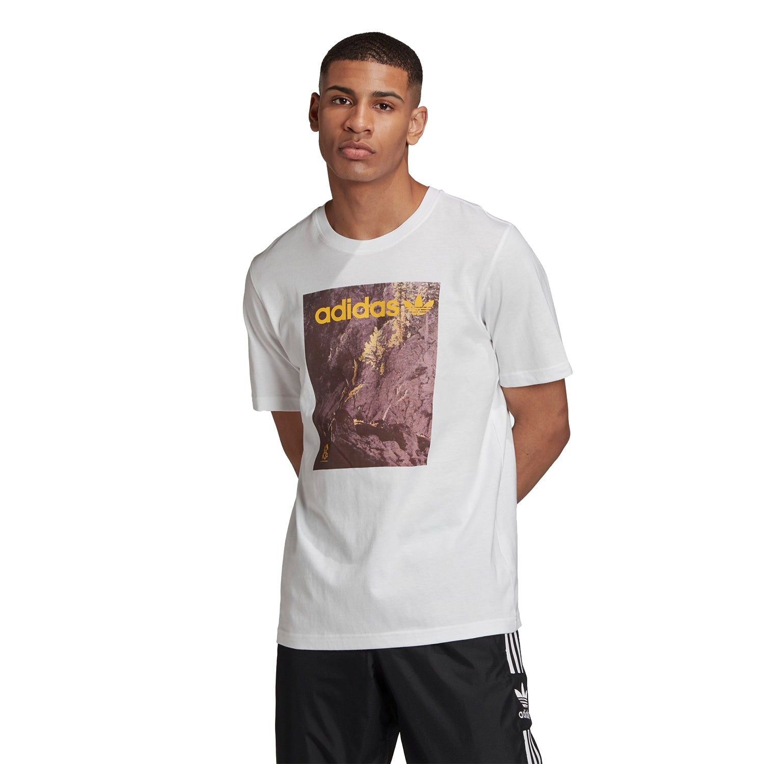adidas Originals ADV Adventure T Shirt - White - ViaductClothing - -