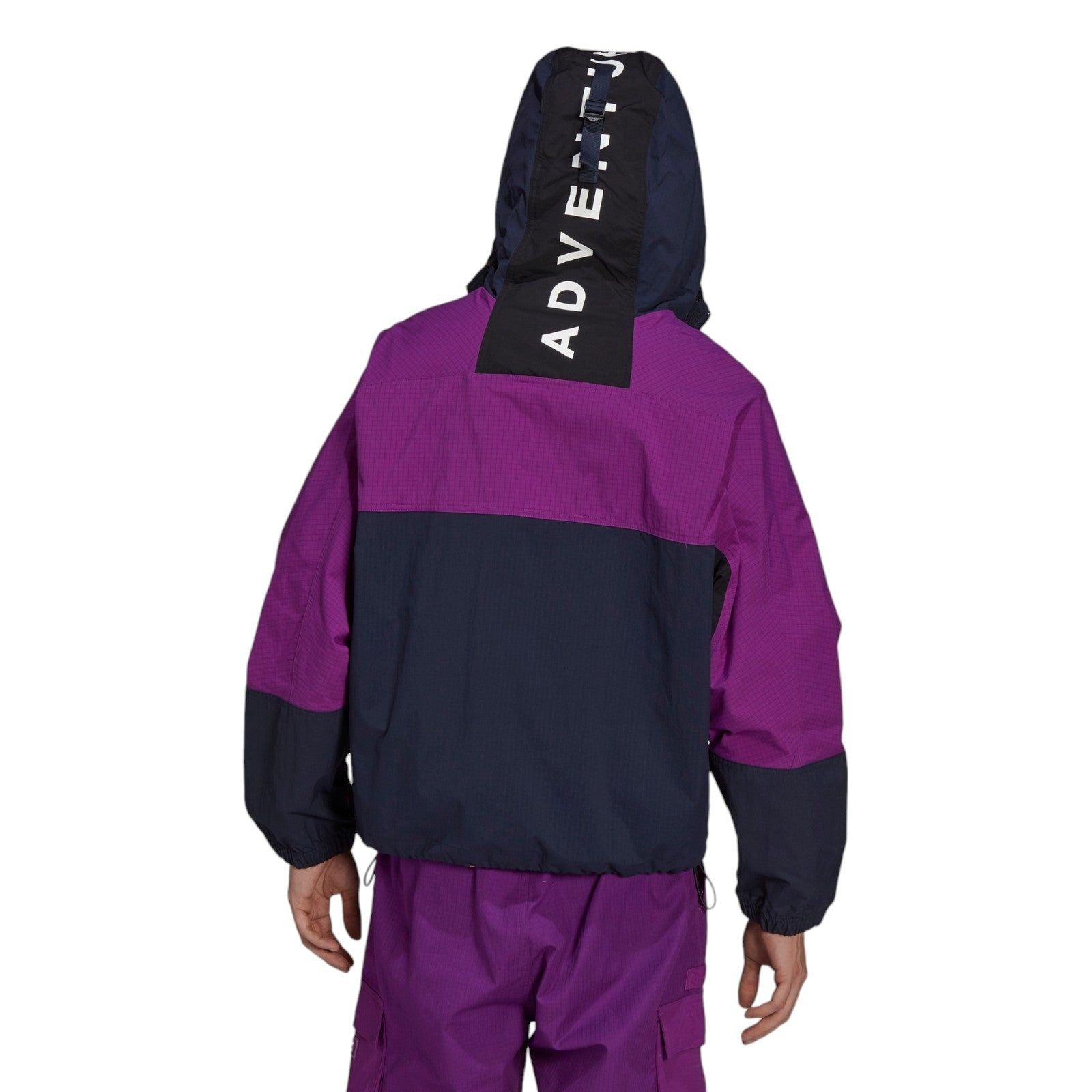 adidas Originals ADV Adventure Woven Windbreaker - Legend Ink - ViaductClothing - -