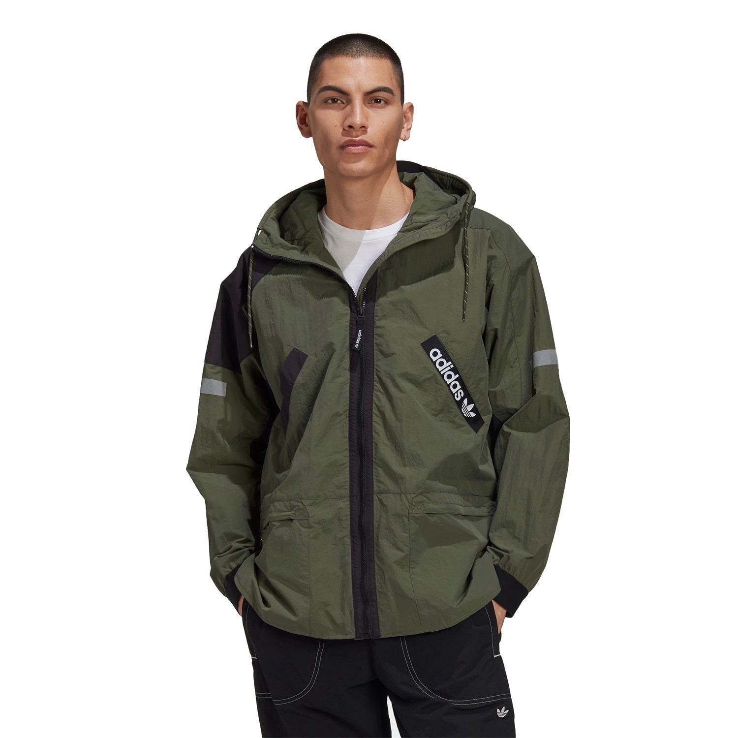adidas Originals ADV Zip Windbreaker - Base Green - ViaductClothing - -
