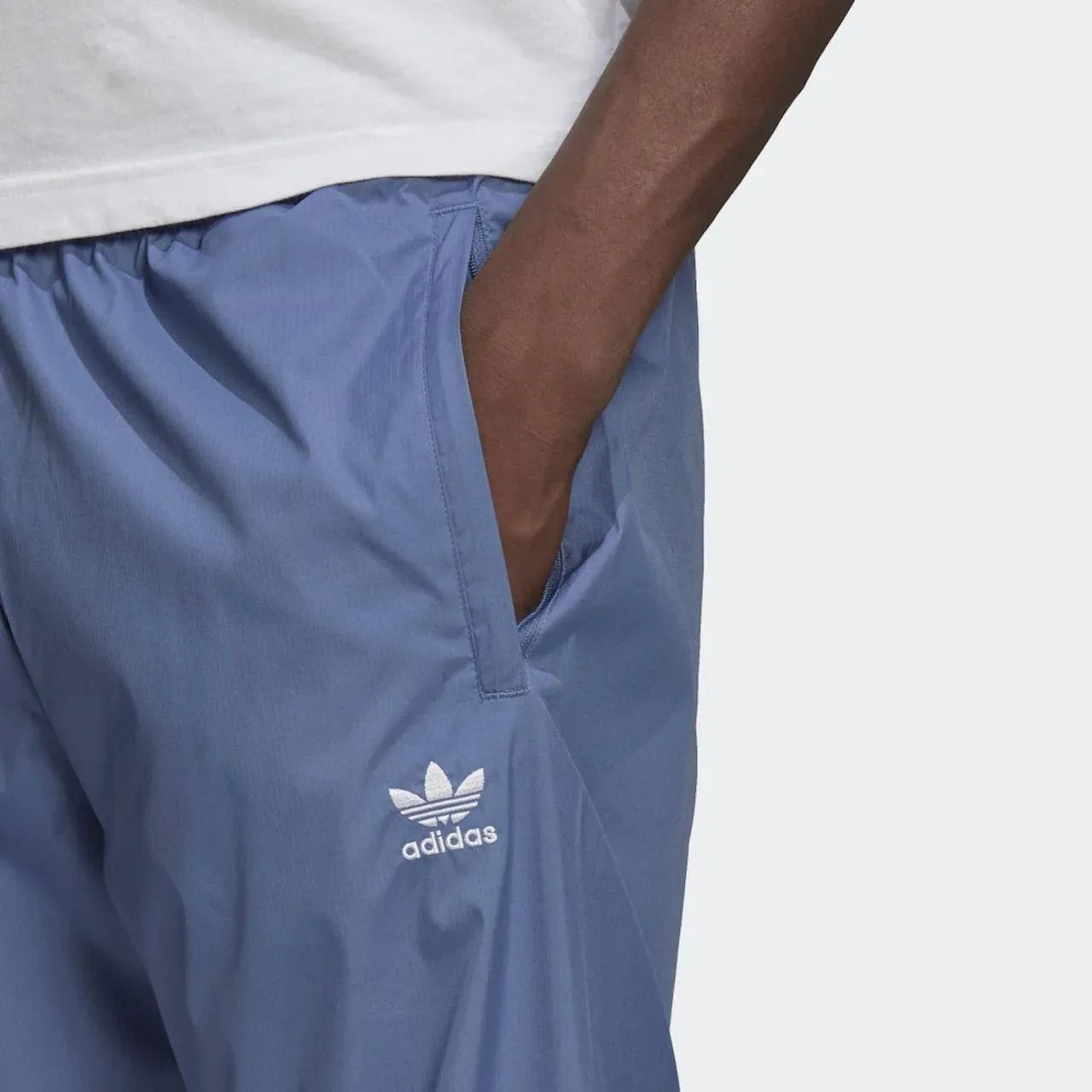 adidas Originals Adicolor 3D Trefoil 3-Stripes Track Pants - Blue - ViaductClothing
