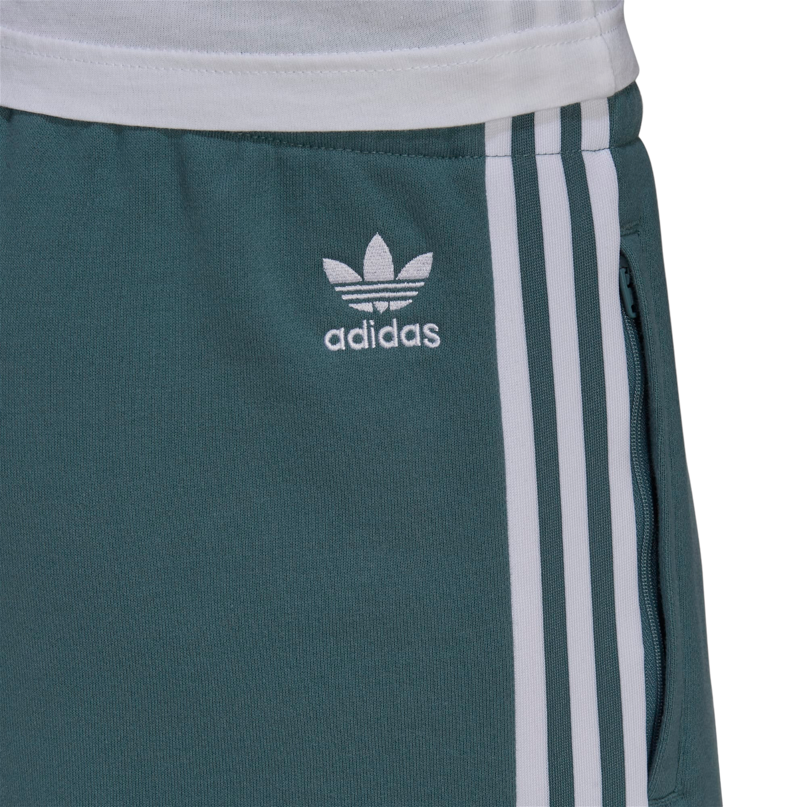 adidas Originals Adicolor 3D Trefoil Ombré Sweat Shorts - Green - ViaductClothing - -