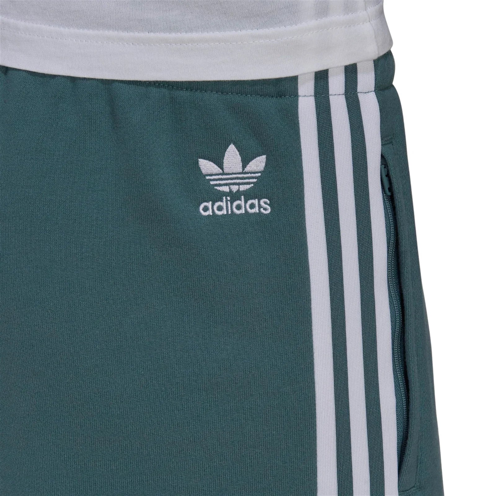 adidas Originals Adicolor 3D Trefoil Ombré Sweat Shorts - Green - ViaductClothing