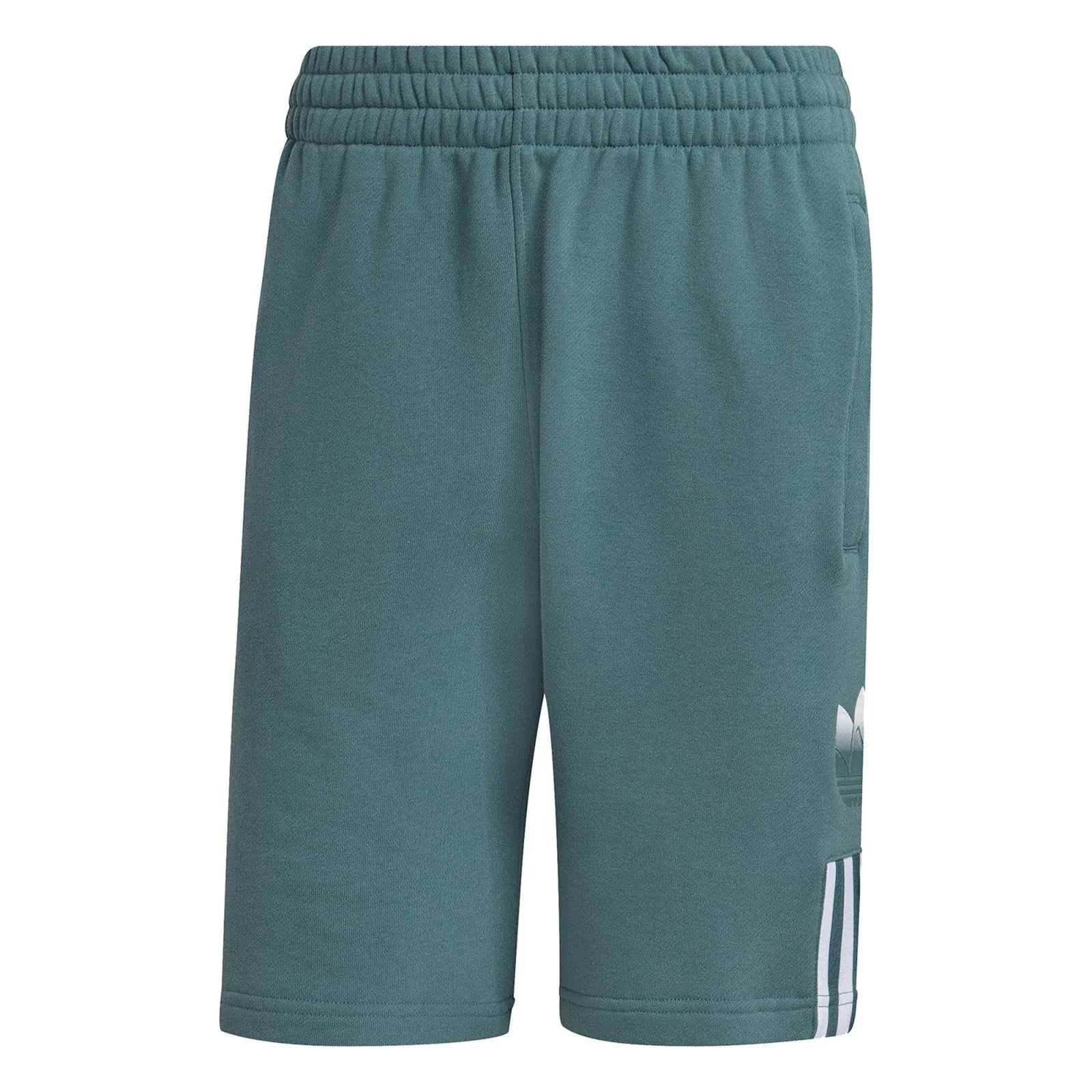 adidas Originals Adicolor 3D Trefoil Ombré Sweat Shorts - Green - ViaductClothing