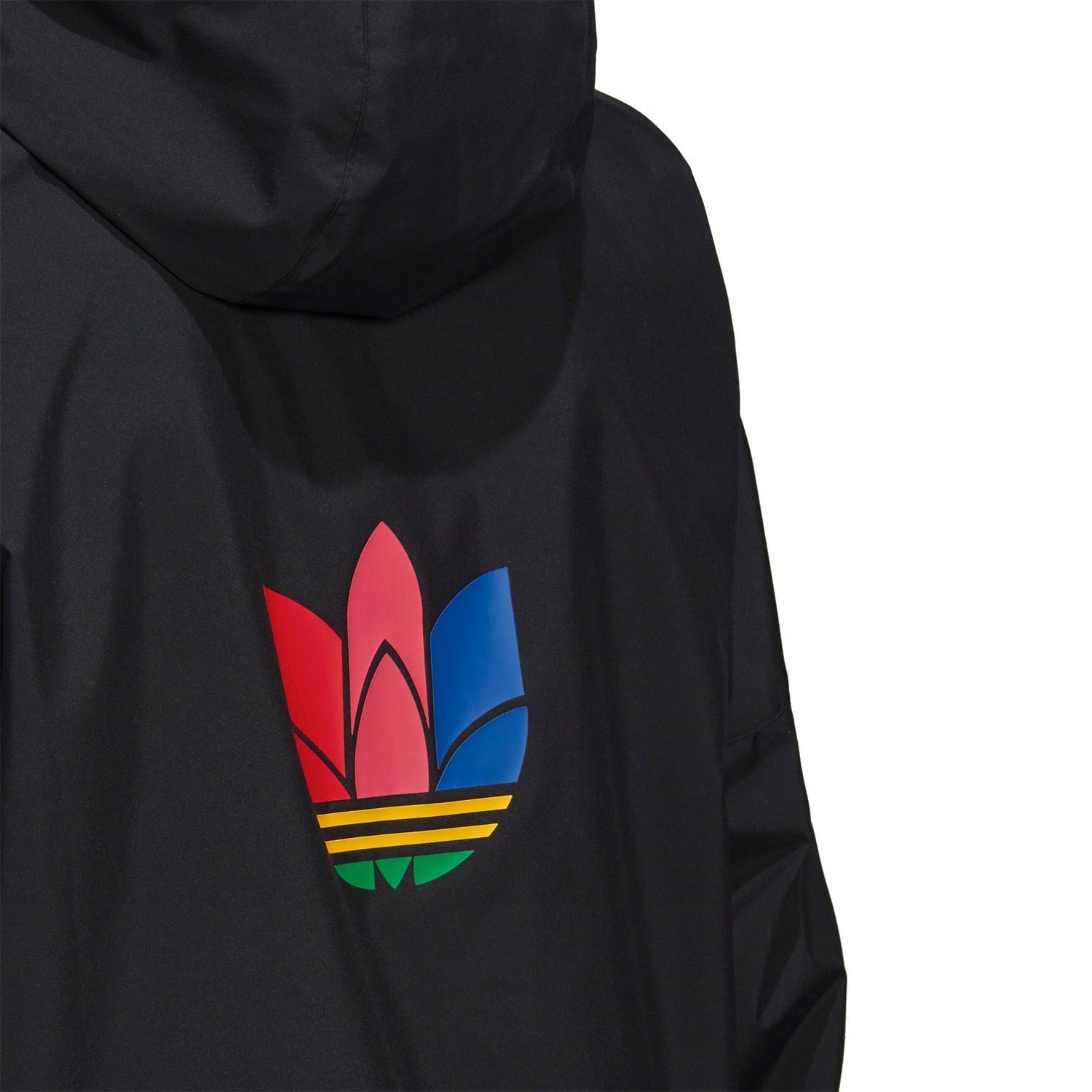adidas Originals Adicolor 3D Trefoil Windbreaker - Black - ViaductClothing - -