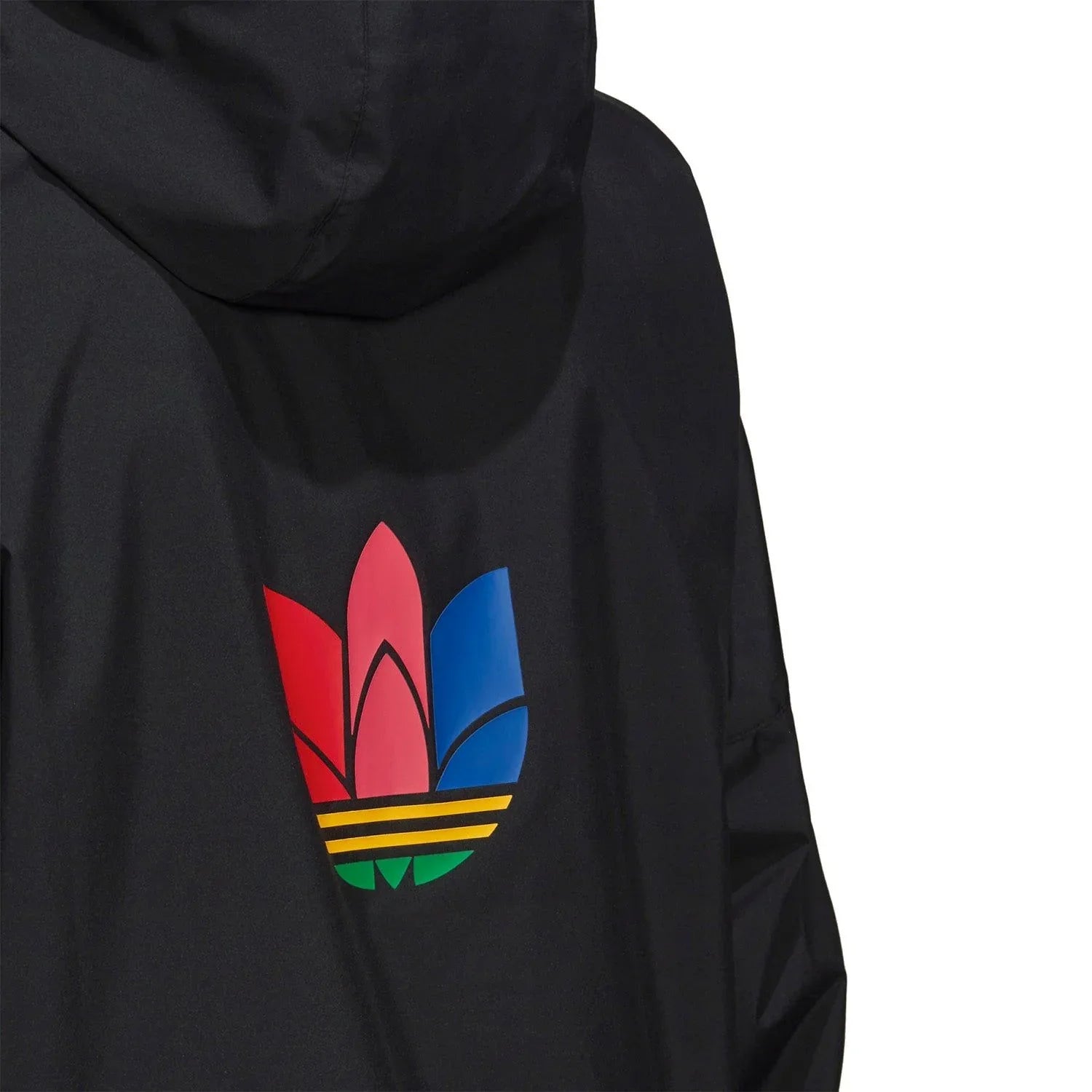 adidas Originals Adicolor 3D Trefoil Windbreaker - Black - ViaductClothing