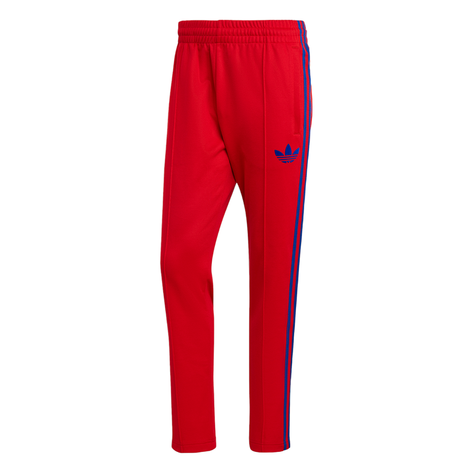 adidas Originals Adicolor 70s Striped Beckenbauer Pants - Scarlet - ViaductClothing - -