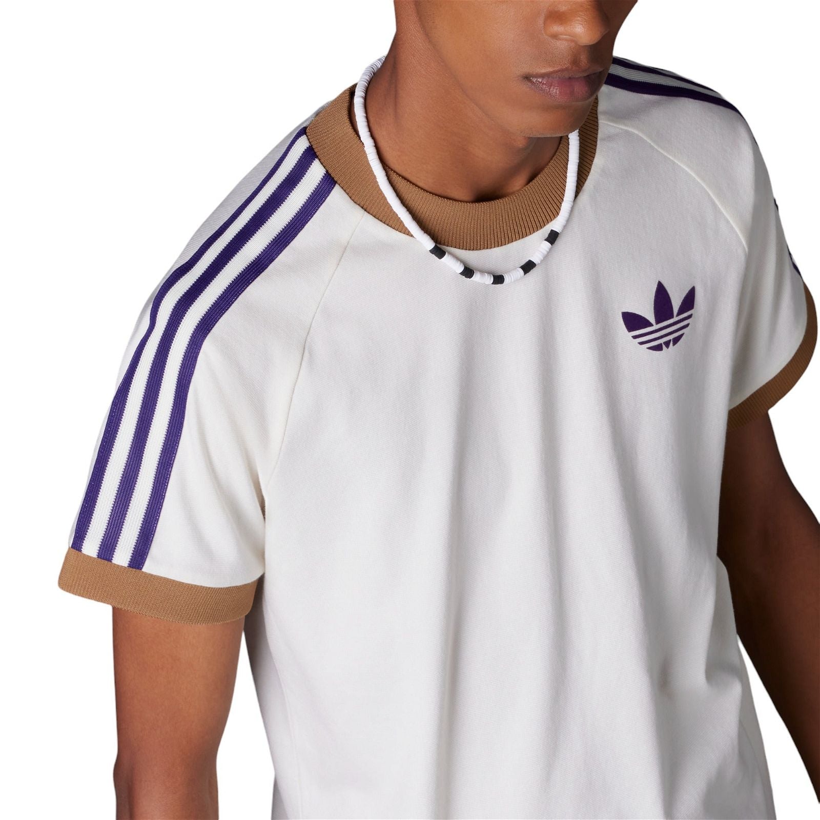 adidas Originals Adicolor 70s Vintage Cali Tee - White - ViaductClothing - -