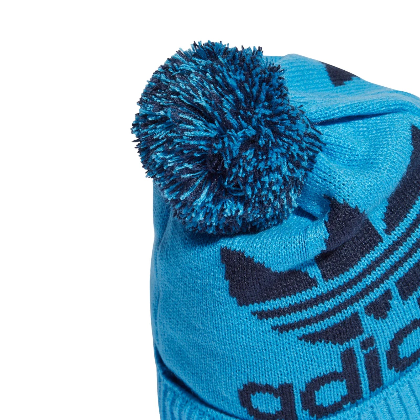 adidas Originals Adicolor Archive Bobble Beanie - Blue - ViaductClothing
